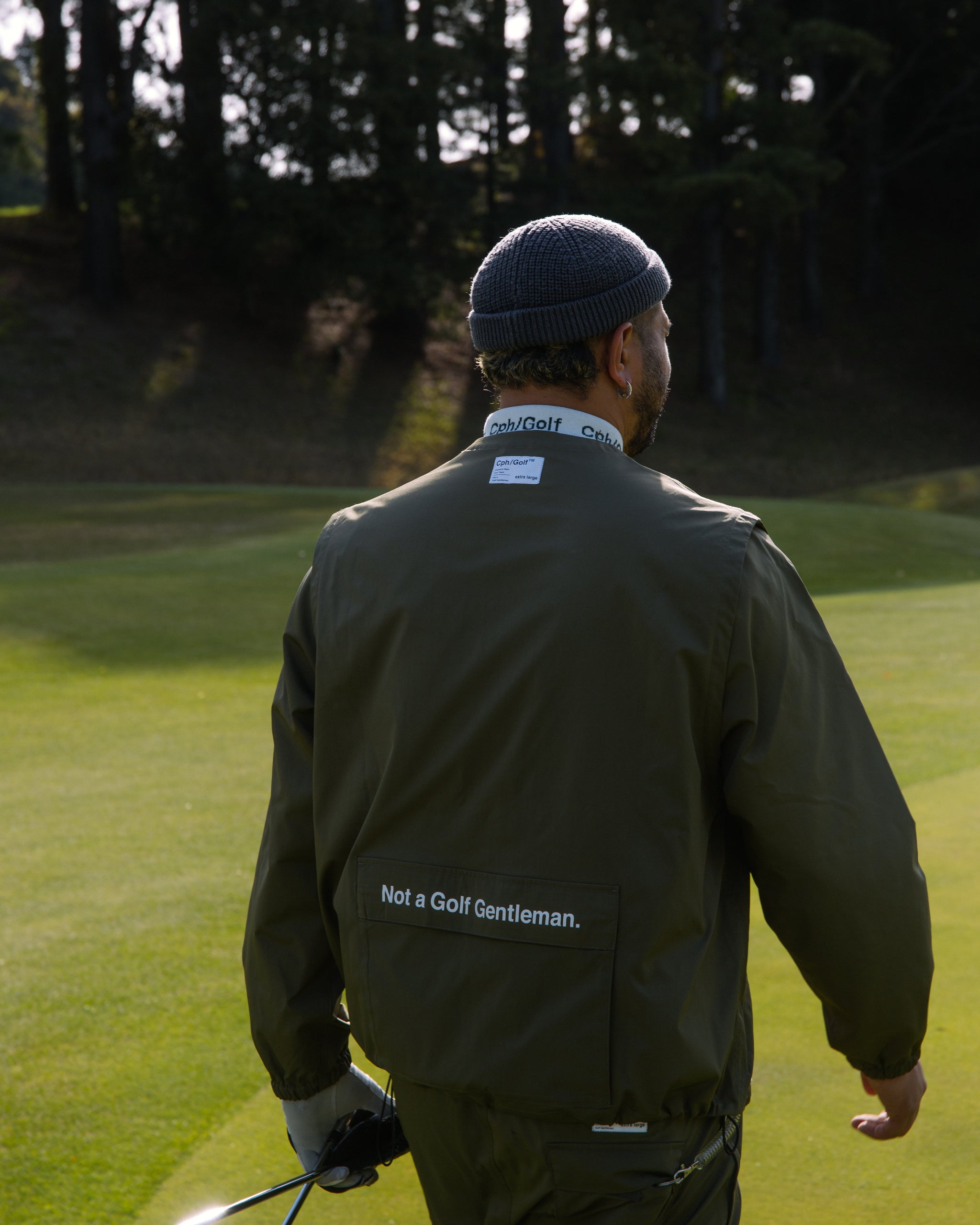 DETACHABLE VEST COACH JKT - OLIVE - – Cph/Golf™︎