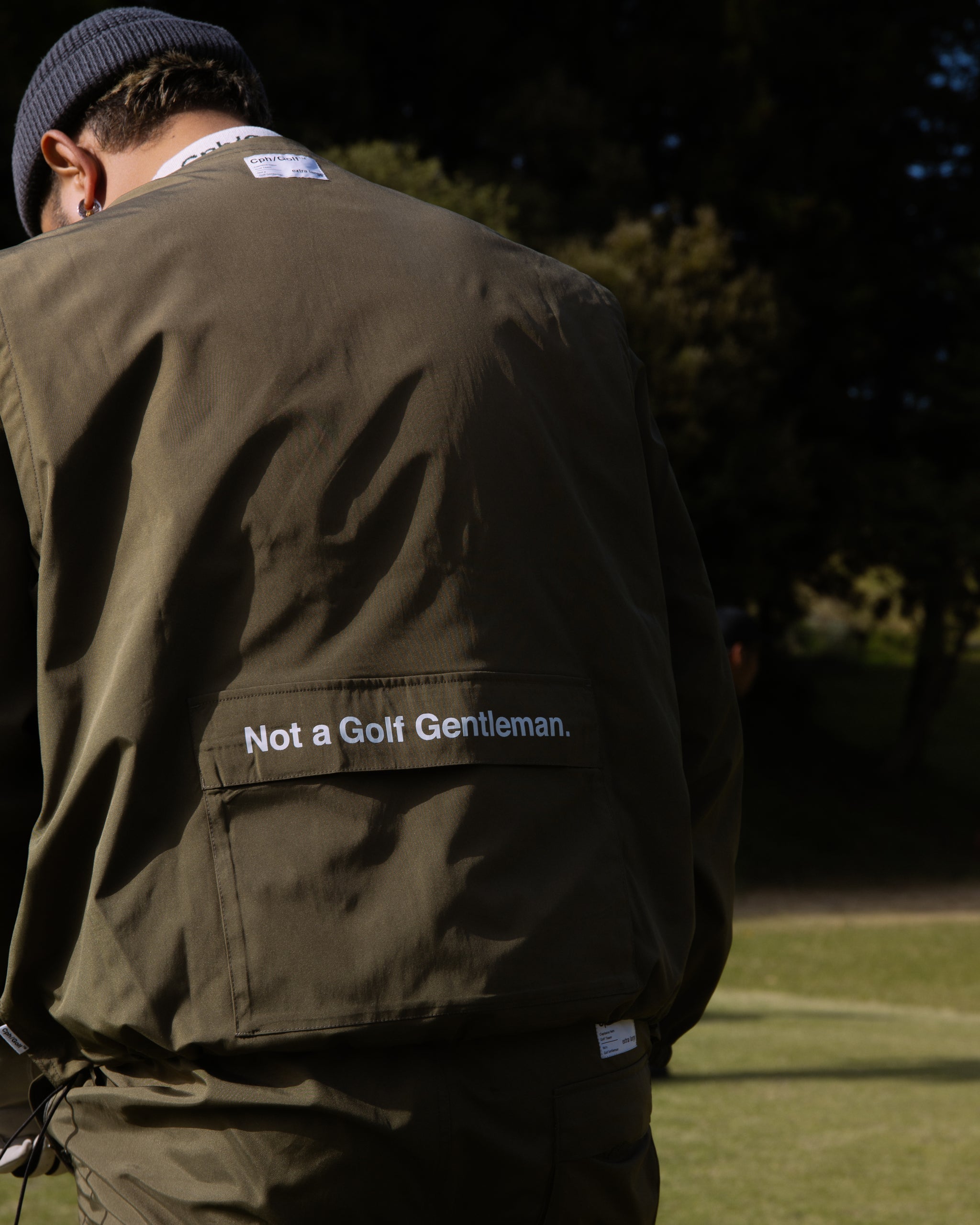 DETACHABLE VEST COACH JKT - OLIVE - – Cph/Golf™︎ DETACHABLE VEST COACH JKT - OLIVE - – Cph/Golf™︎