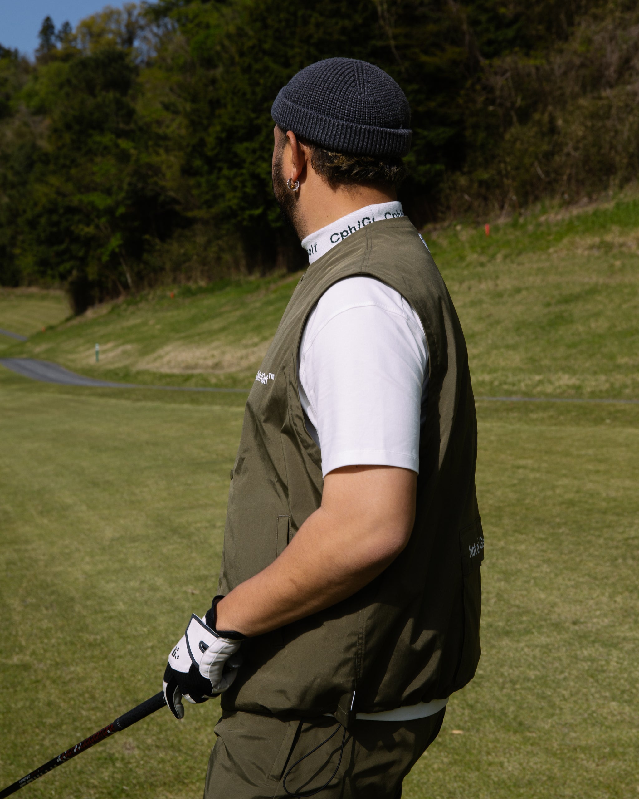 DETACHABLE VEST COACH JKT - OLIVE - – Cph/Golf™︎