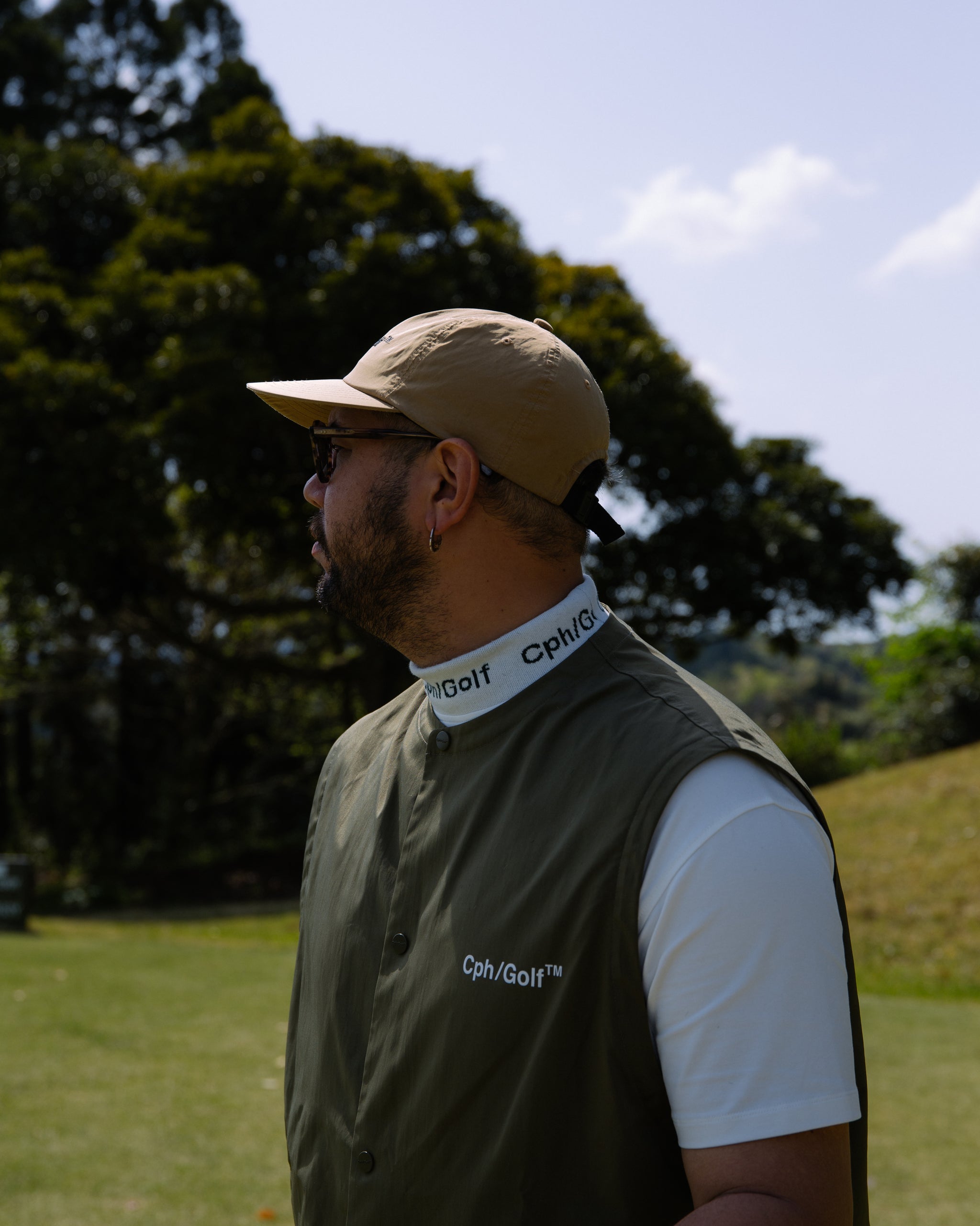 DETACHABLE VEST COACH JKT - OLIVE - – Cph/Golf™︎
