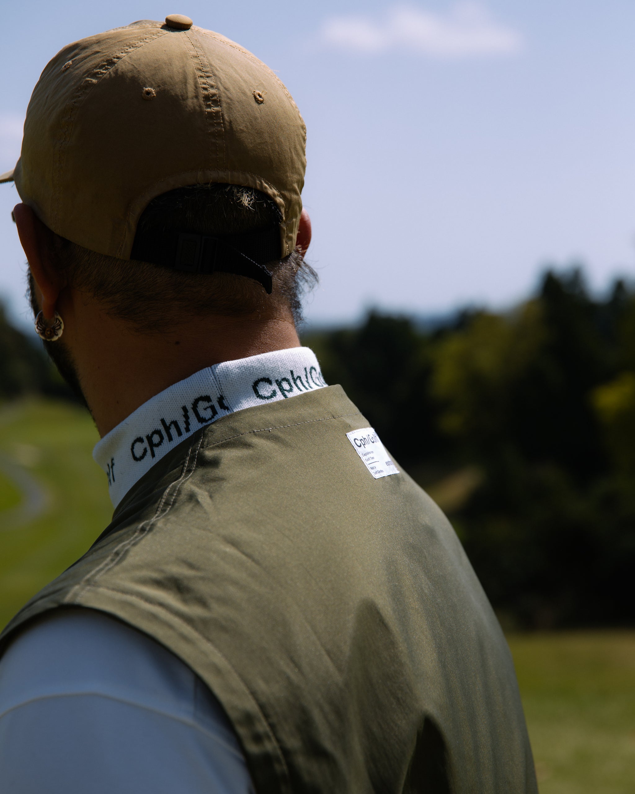 DETACHABLE VEST COACH JKT - OLIVE - – Cph/Golf™︎