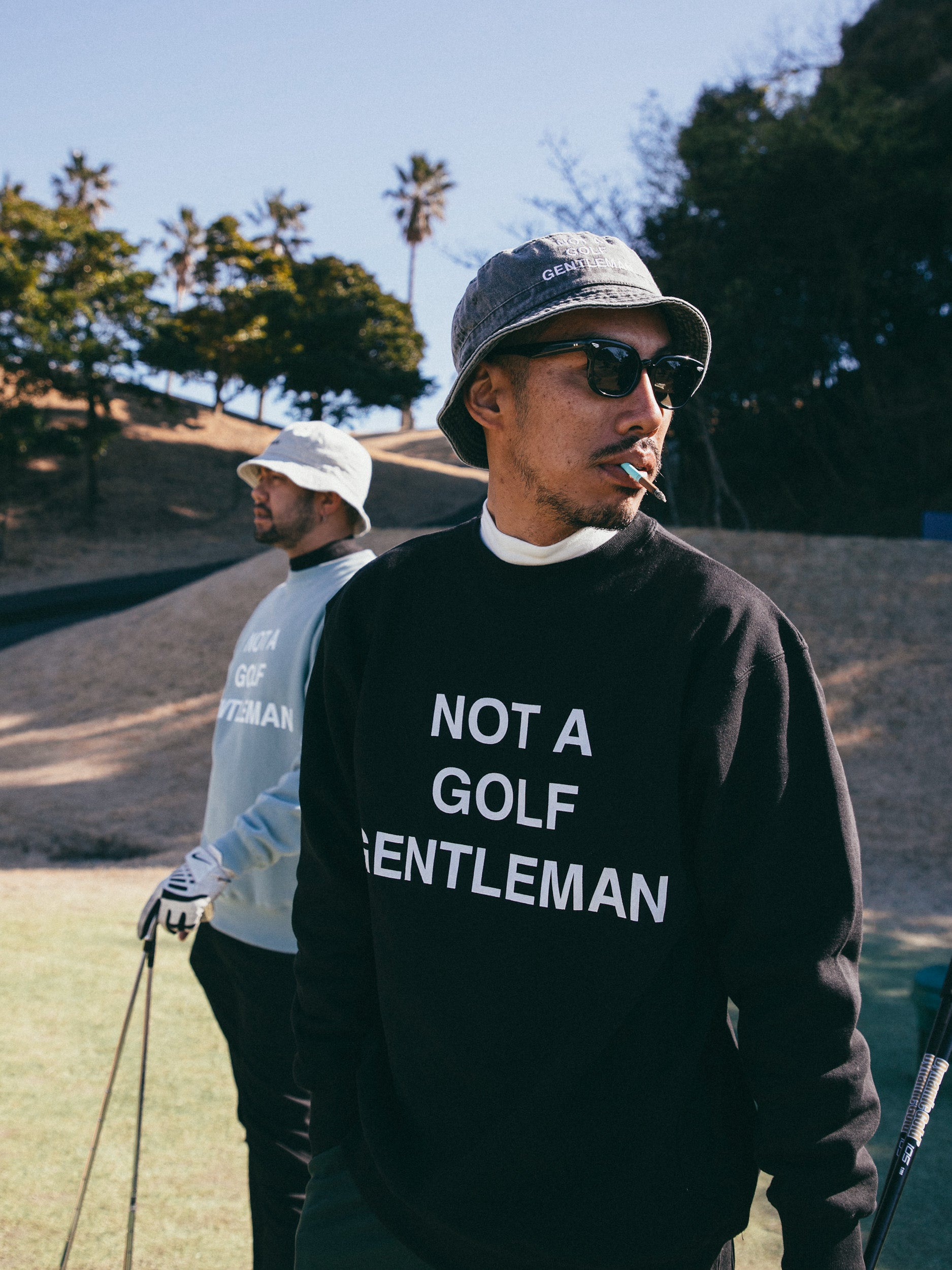 CHG22-SS-C02 #GENTLEMAN BUCKET HAT - BLACK - – Cph/Golf™︎