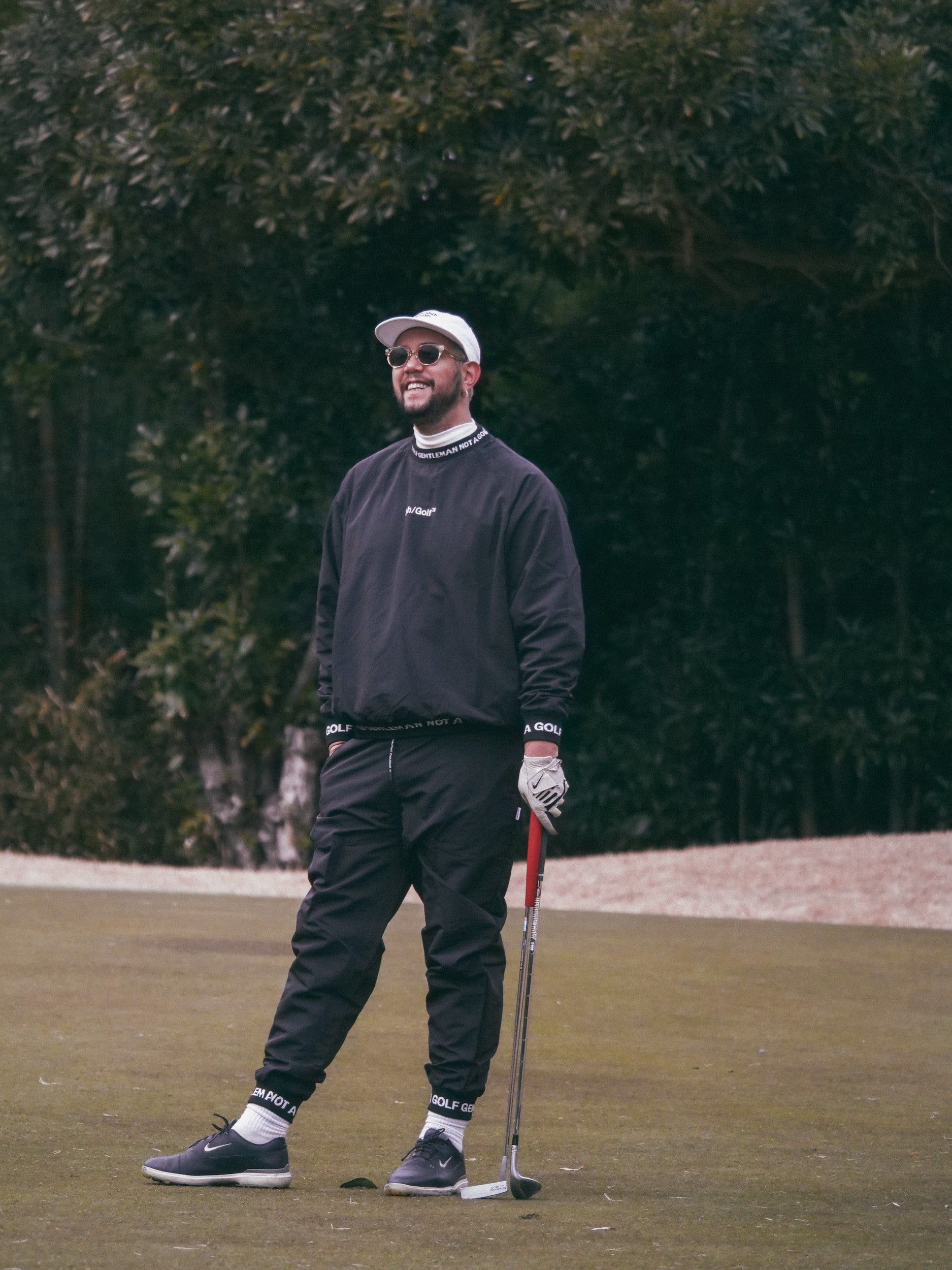 CHG22-SS-P02 #GENTLEMAN NYLON PANTS - BLACK - – Cph/Golf™︎