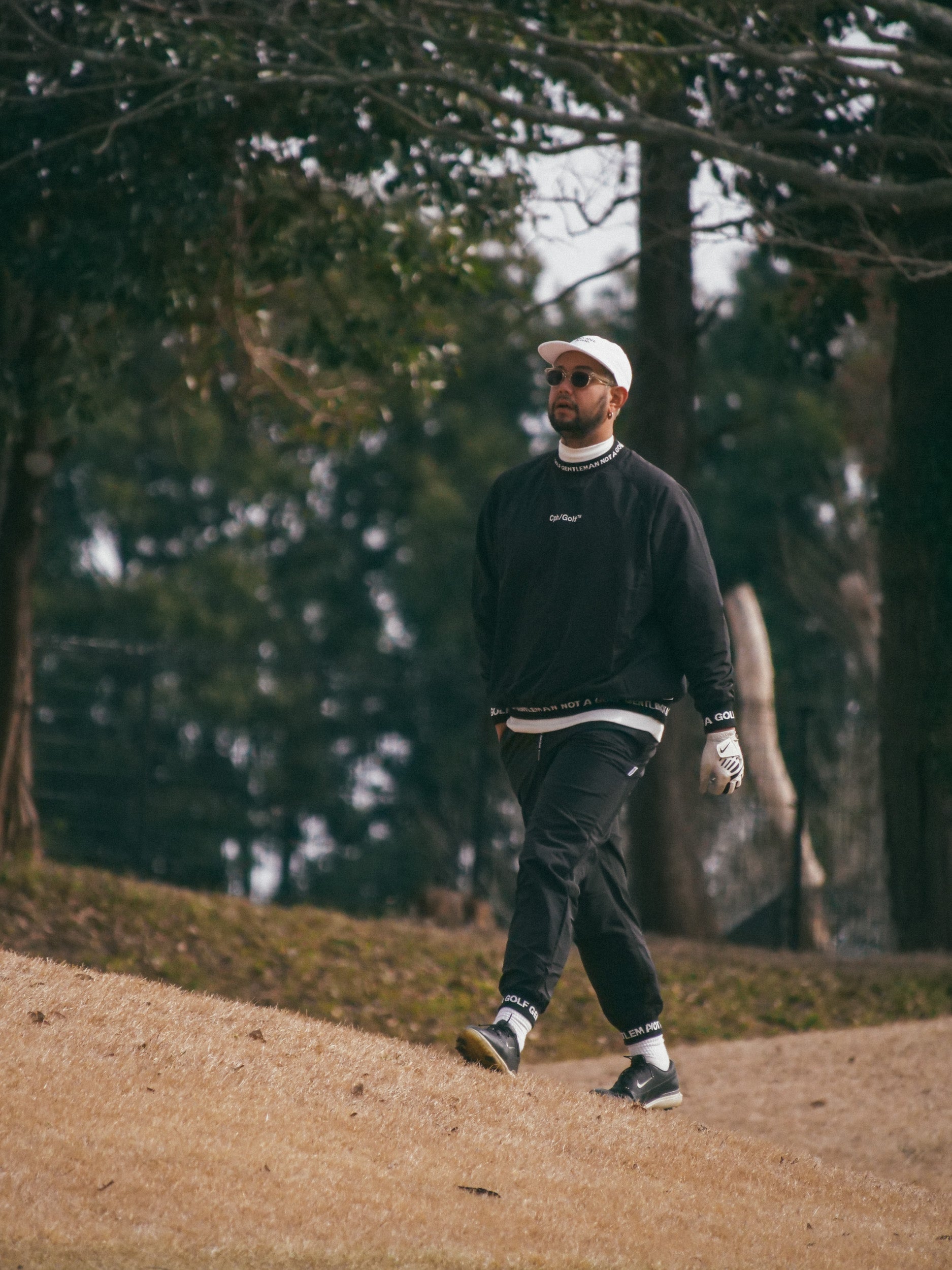 CHG22-SS-P02 #GENTLEMAN NYLON PANTS - BLACK - – Cph/Golf™︎