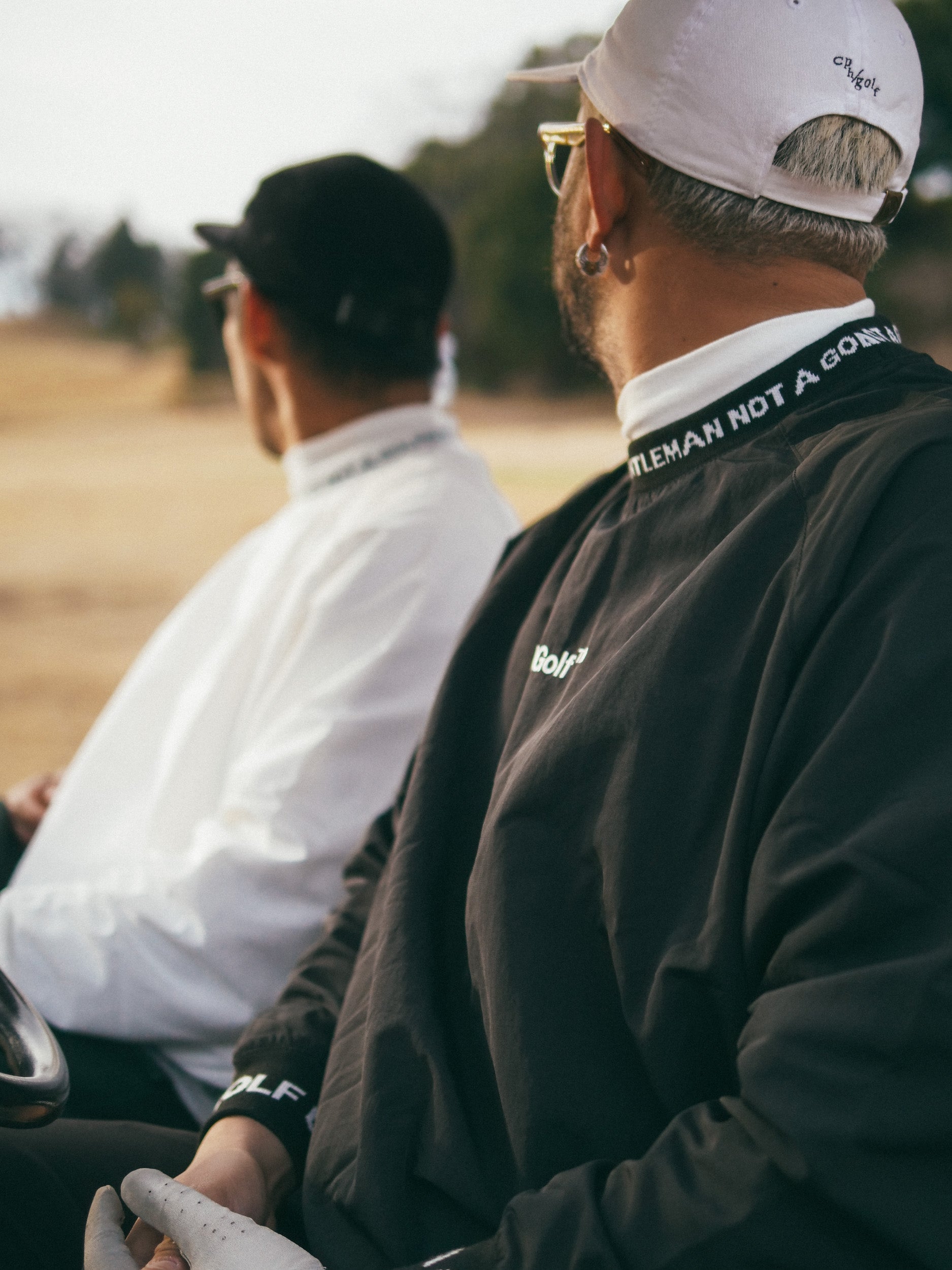 CHG22-SS-J02 #GENTLEMAN NYLON P/O JACKET - BLACK - – Cph/Golf™︎