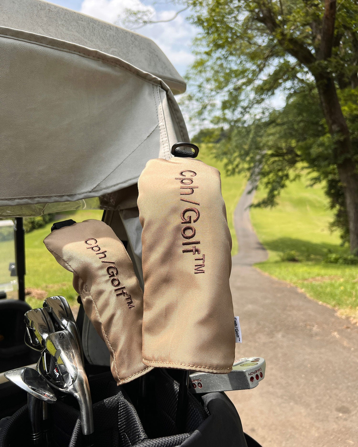 Cph/Golf™️ #WATAR-PROOF DR HEAD COVER - BEIGE - – Cph/Golf™︎