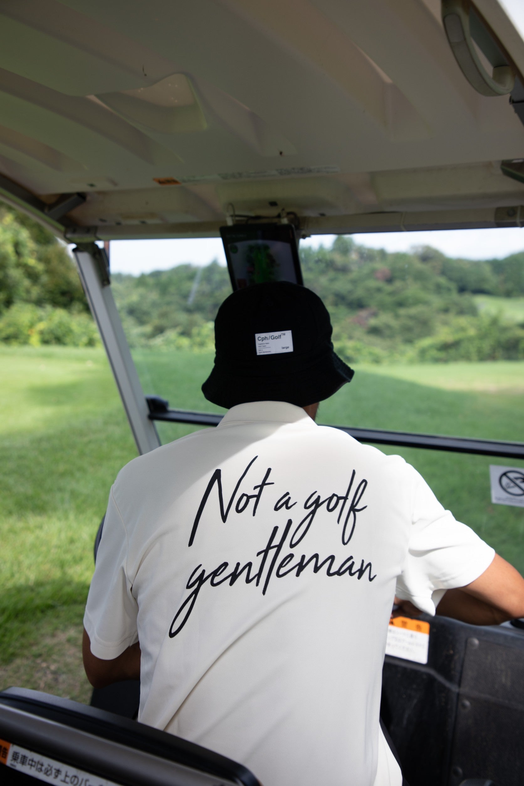 SLASH LOGO SUMMER POLO - OFF WHITE - – Cph/Golf™︎