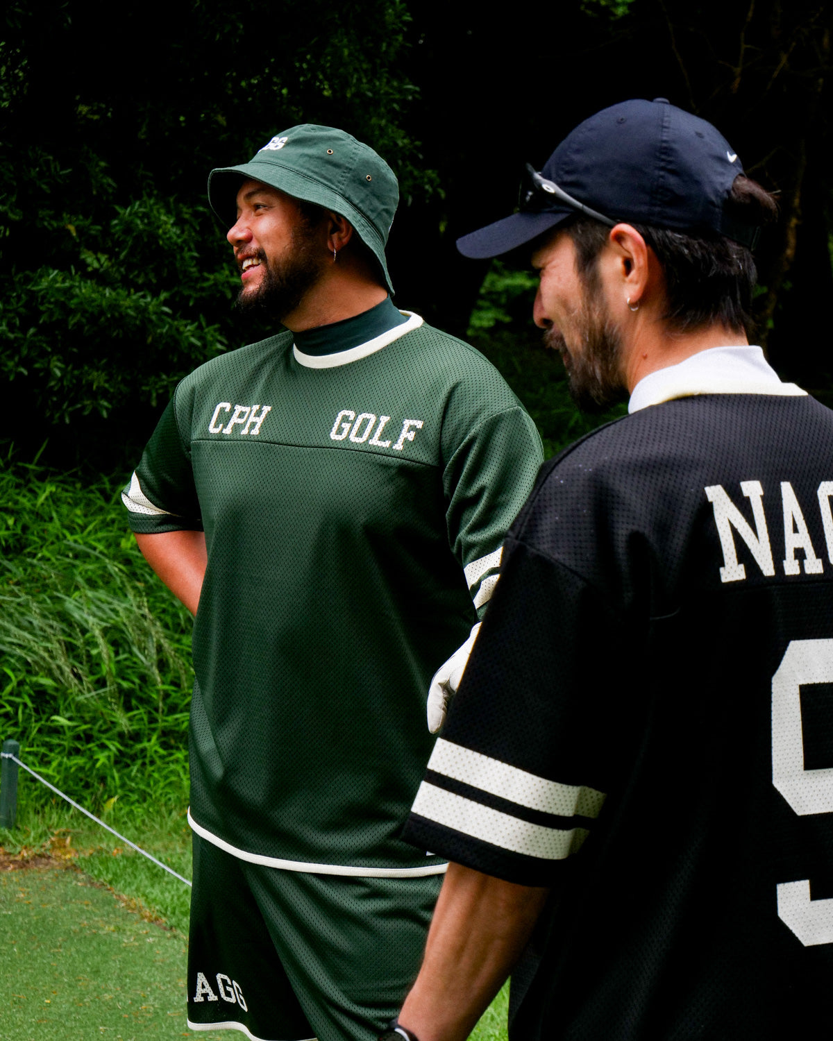 Cph/Golf™️ #NAGG DOUBLE MESH SHORTS - BURGUNDY - – Captains Helm Golf