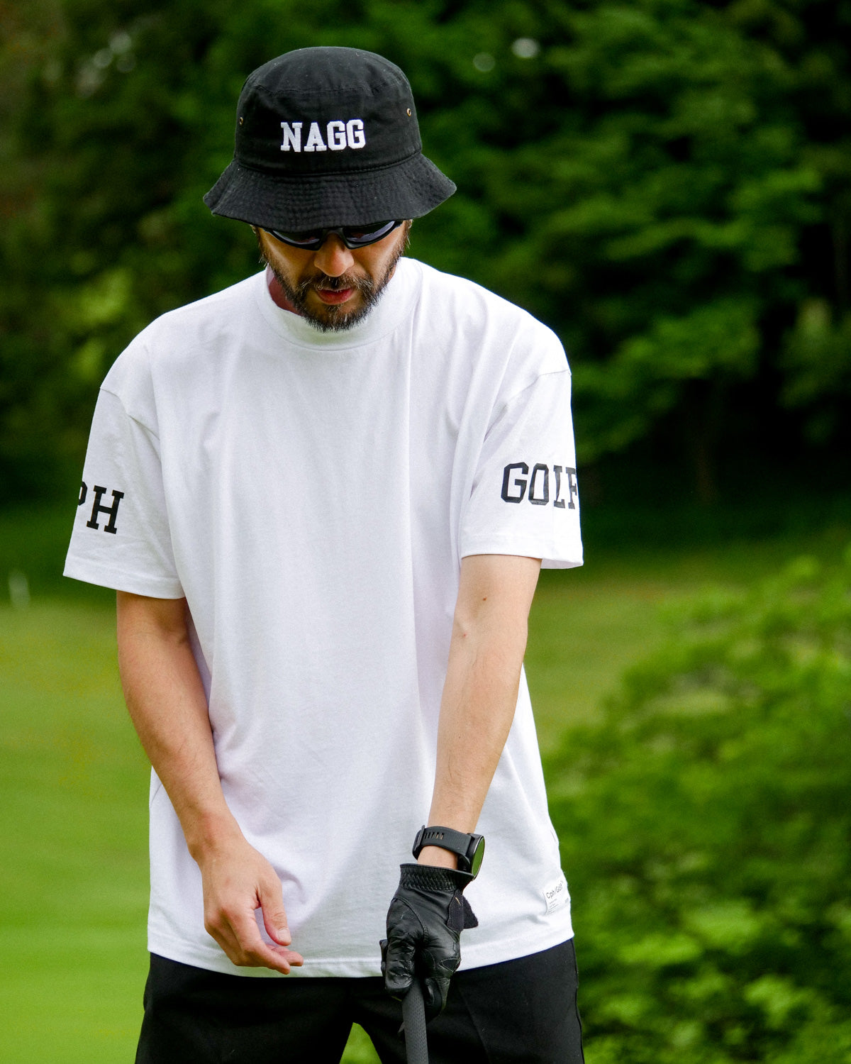 Cph/Golf™ モックネック Tシャツ XL 白 Cph/Golf™ モックネック Tシャツ XL 白 キャプテンズヘルム