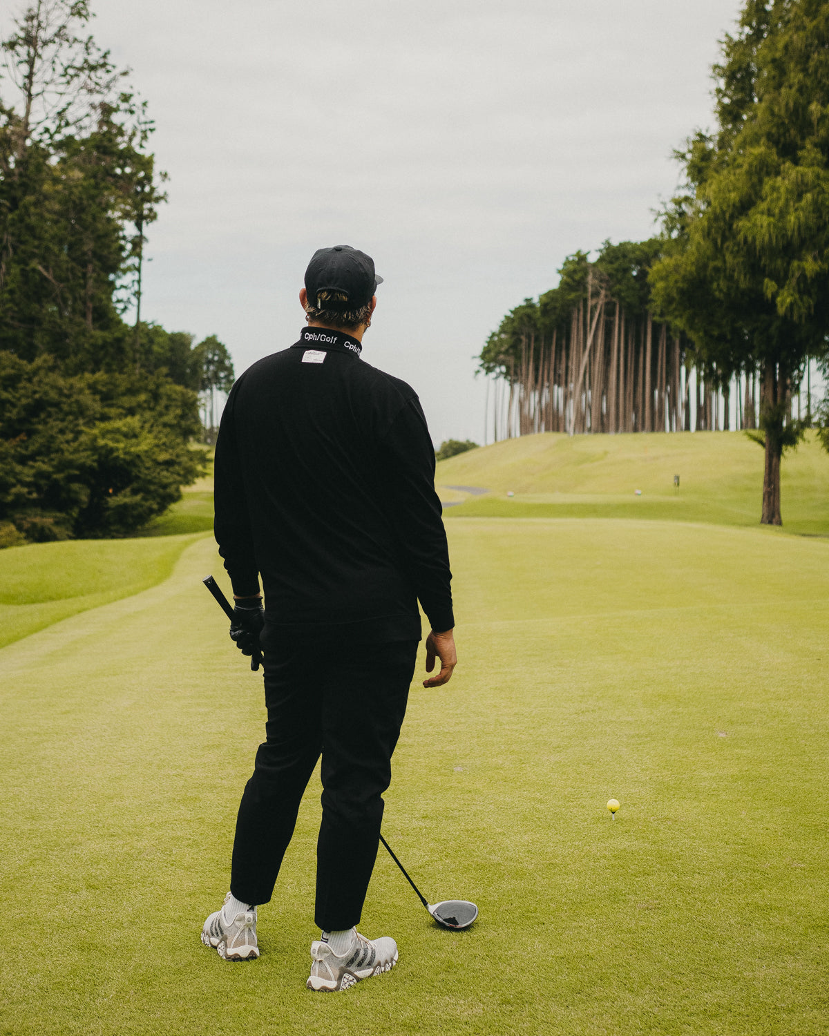 CPH/GOLF JACQUARD MOCK NECK LS TEE サイズL JACQUARD MOCK NECK LS TEE - WHITE - – Cph/Golf™︎