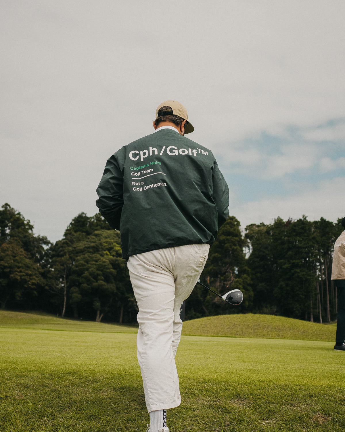 Cph/Golf™ NO COLLAR COACH JKT NO COLLAR COACH JKT - GREEN - – Cph/Golf™︎
