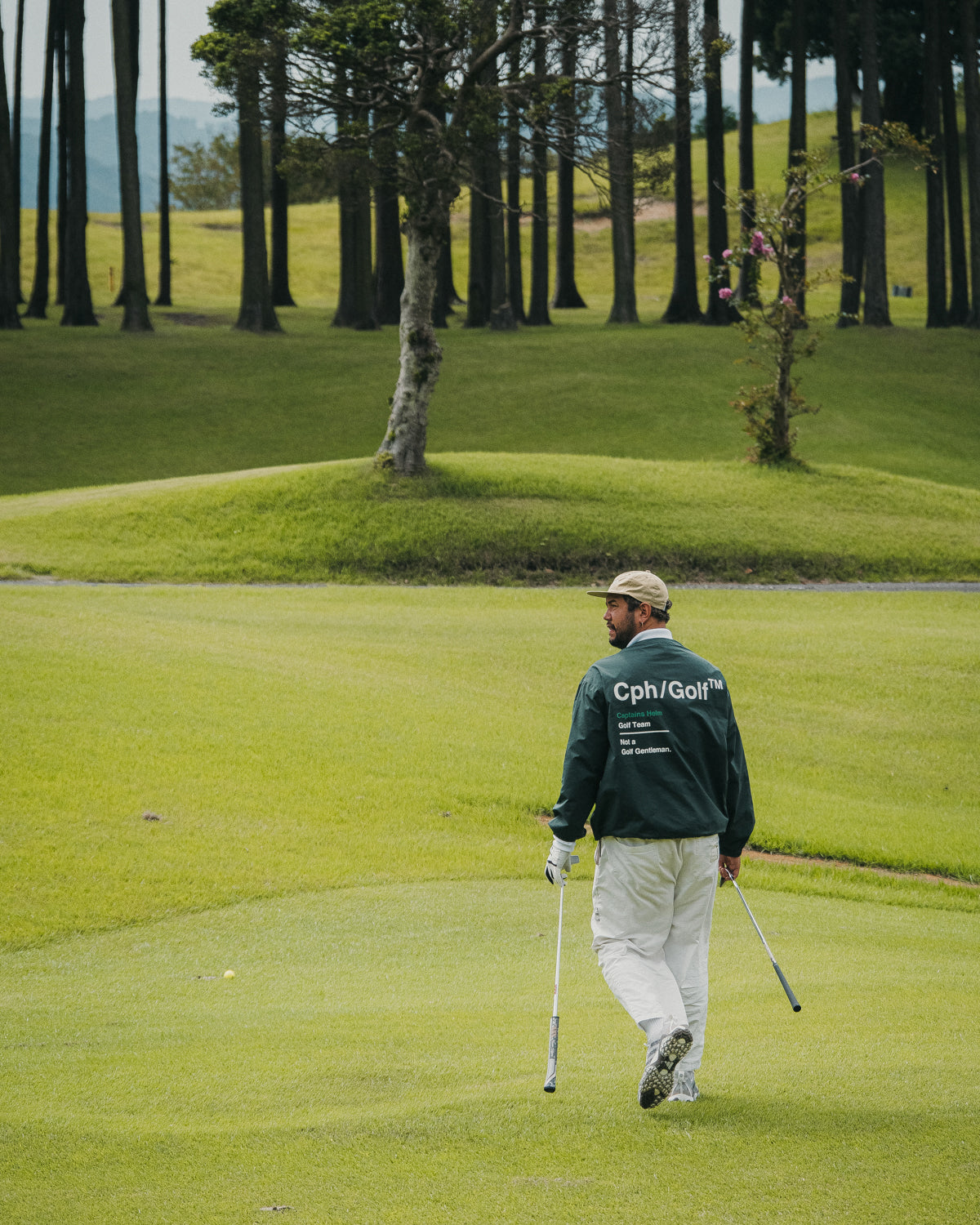 NO COLLAR COACH JKT - GREEN - – Cph/Golf™︎