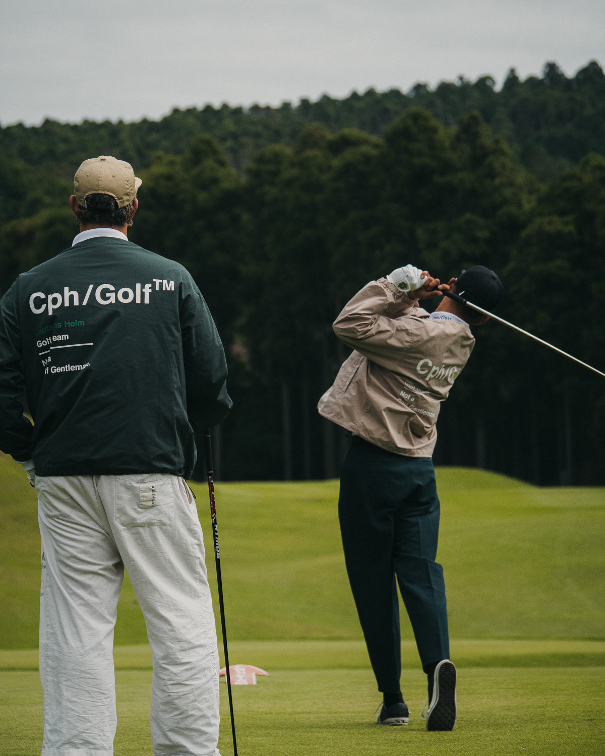 Cph/Golf™ NO COLLAR COACH JKT NO COLLAR COACH JKT - GREEN - – Cph/Golf™︎
