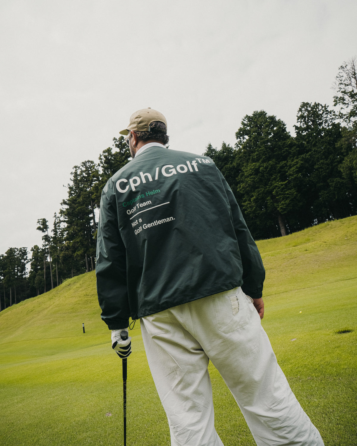NO COLLAR COACH JKT - GREEN - – Cph/Golf™︎