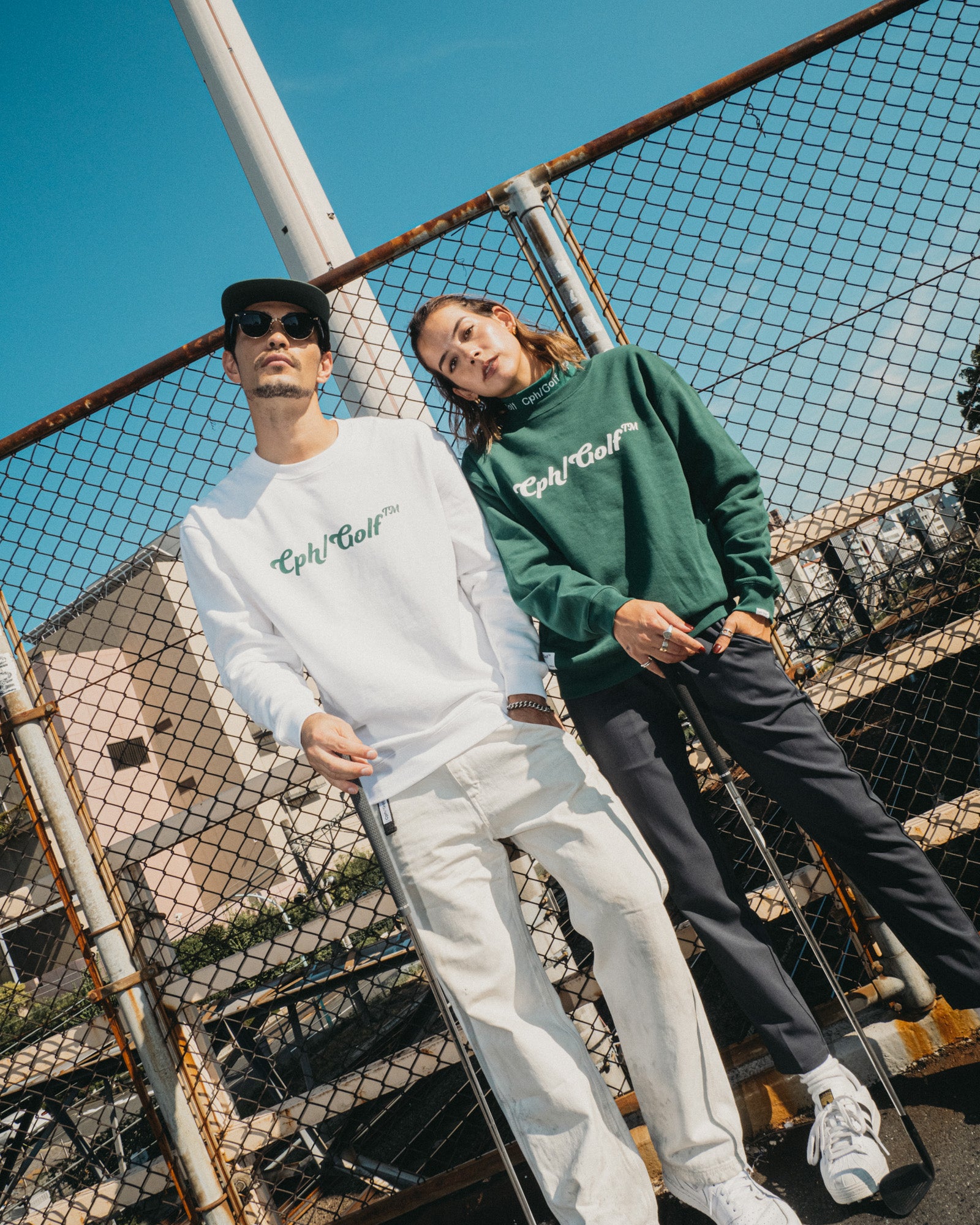 FLY ME CREW NECK SWEAT - WHITE - – Cph/Golf™︎