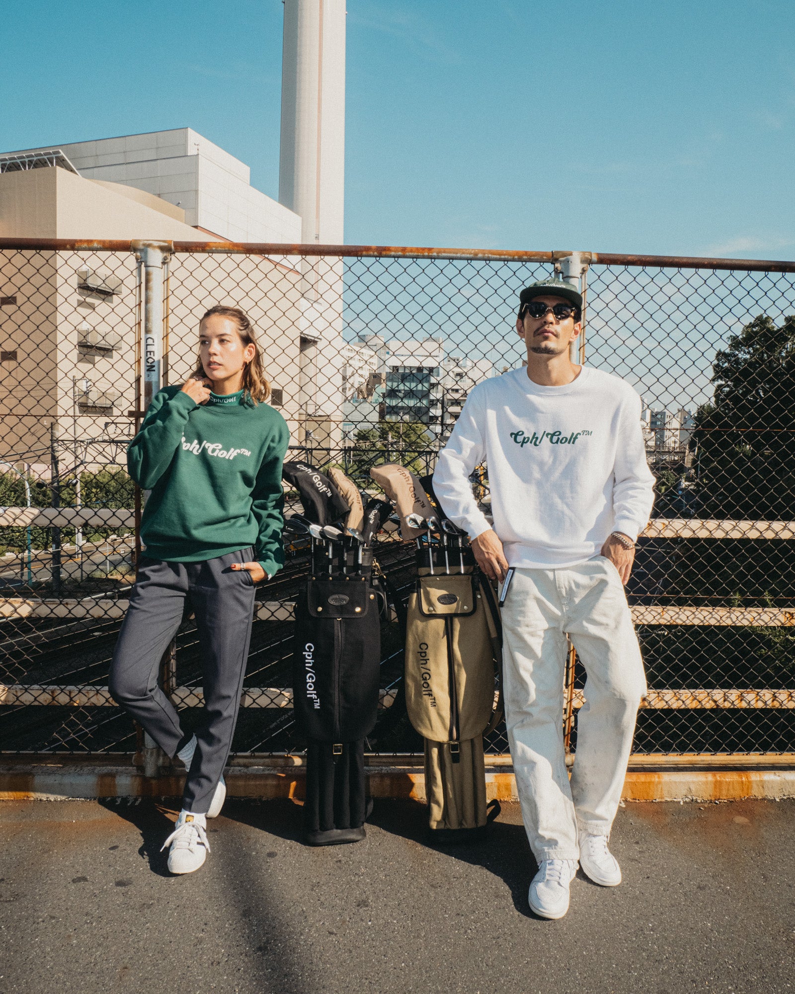 WOMENS】#FLY ME CREW NECK SWEAT - GREEN - – Cph/Golf™︎