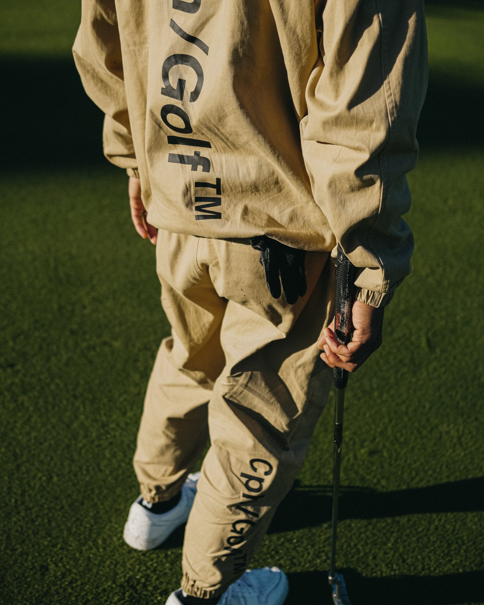 CHG22-AW-P05 #CTN TRACK PANTS - BEIGE - – Cph/Golf™︎