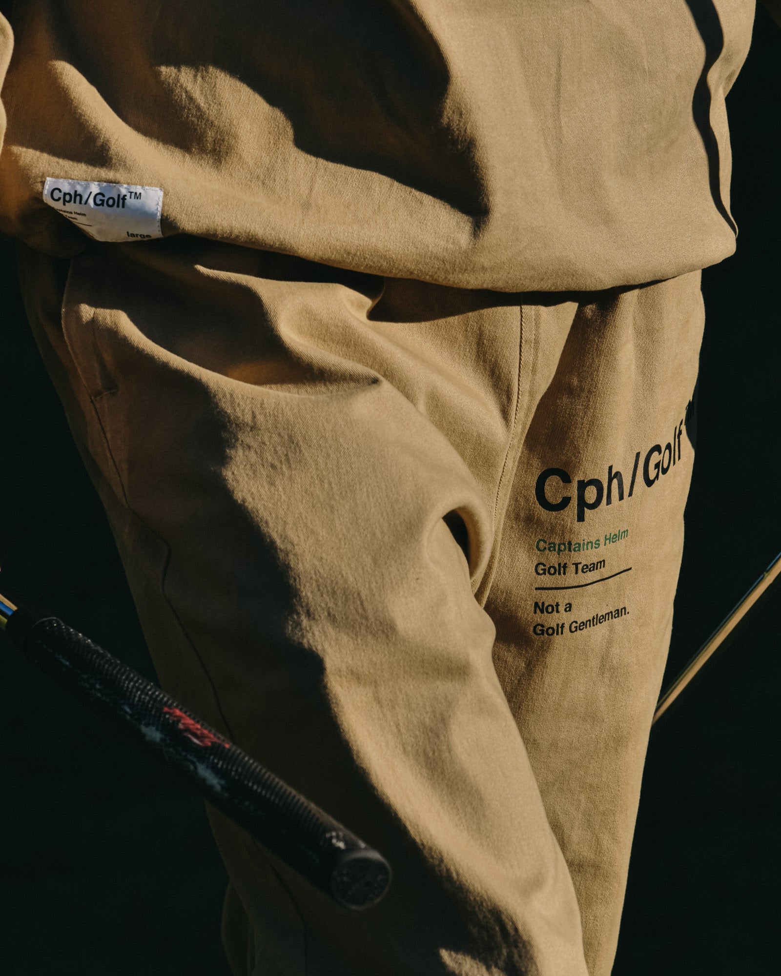 CHG22-AW-P05 #CTN TRACK PANTS - BEIGE - – Cph/Golf™︎