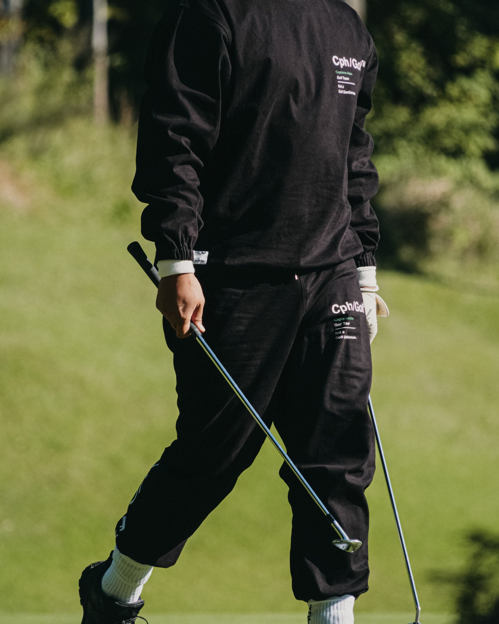 CHG22-AW-P05 #CTN TRACK PANTS - BLACK - – Captains Helm Golf