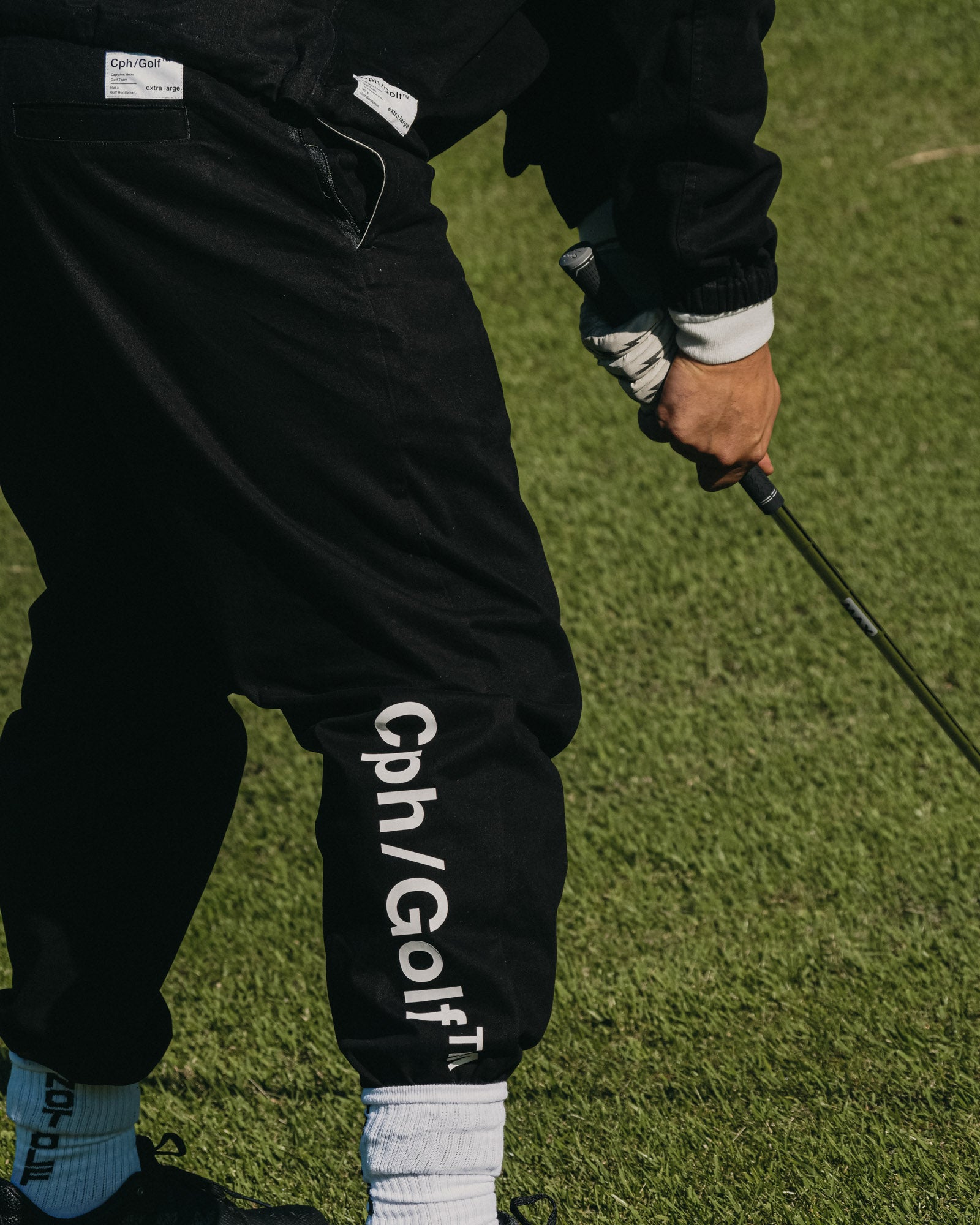 CHG22-AW-P05 #CTN TRACK PANTS - BLACK - – Captains Helm Golf