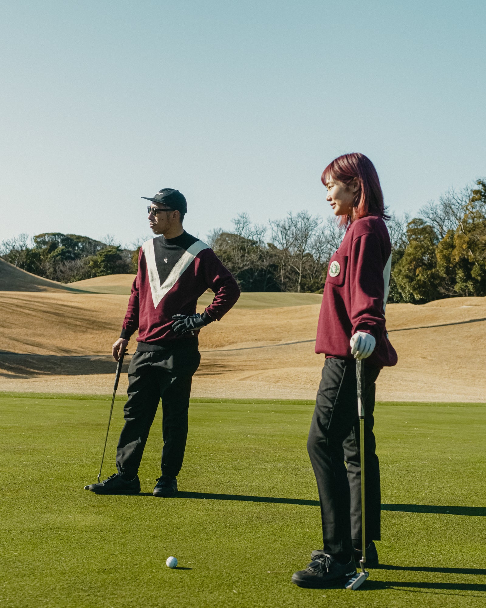 ADJUSTABLE JOGGER PANTS - WHITE - – Cph/Golf™︎