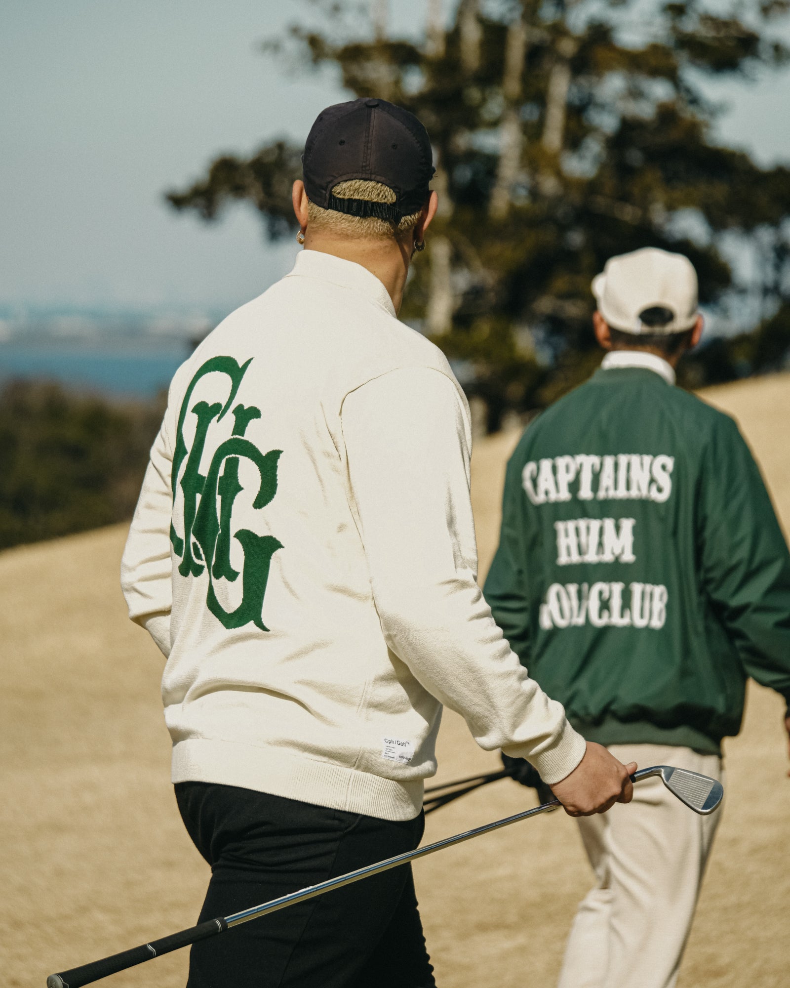 Captains Helm Golf JACQUARD LS POLO Lサイズ CLUB JACQUARD LS POLO - WHITE - – Cph/Golf™︎