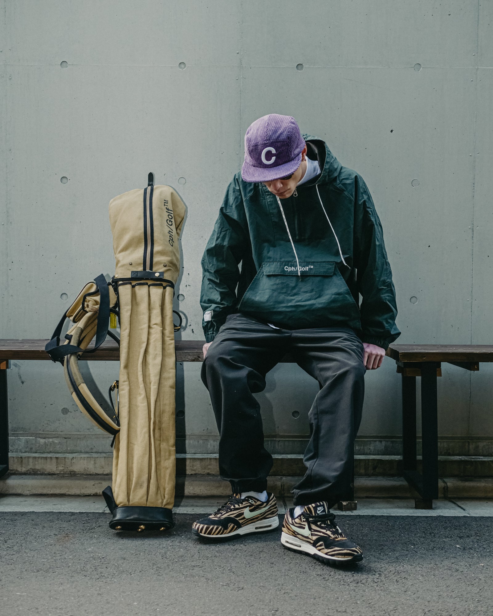Cph/Golf™ SWING-CYCLE ANORAK JKT グリーン SWING-CYCLE ANORAK JKT - F.GREEN - – Cph/Golf™︎