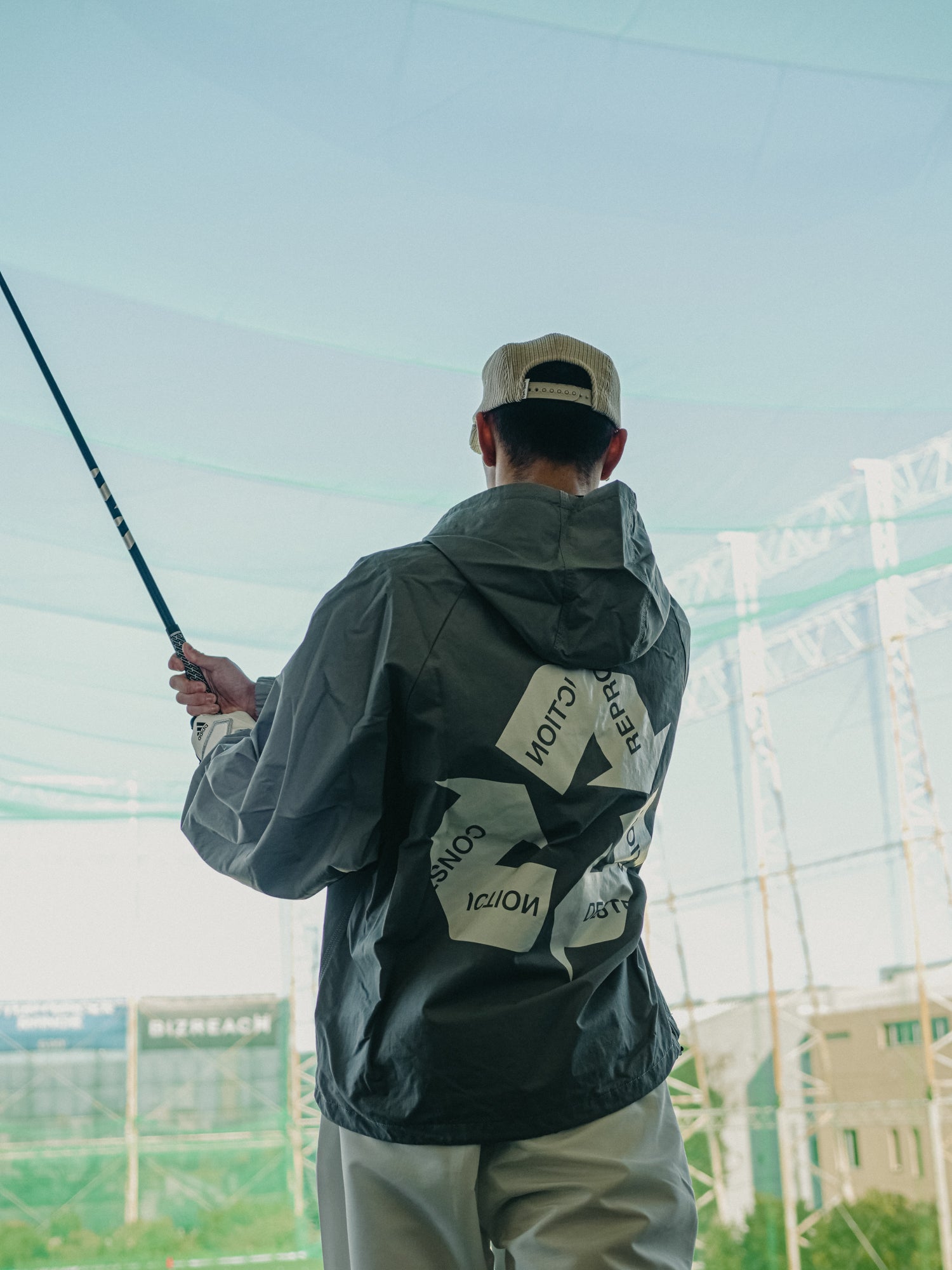 SWING-CYCLE ANORAK JKT - GRAY - – Cph/Golf™︎