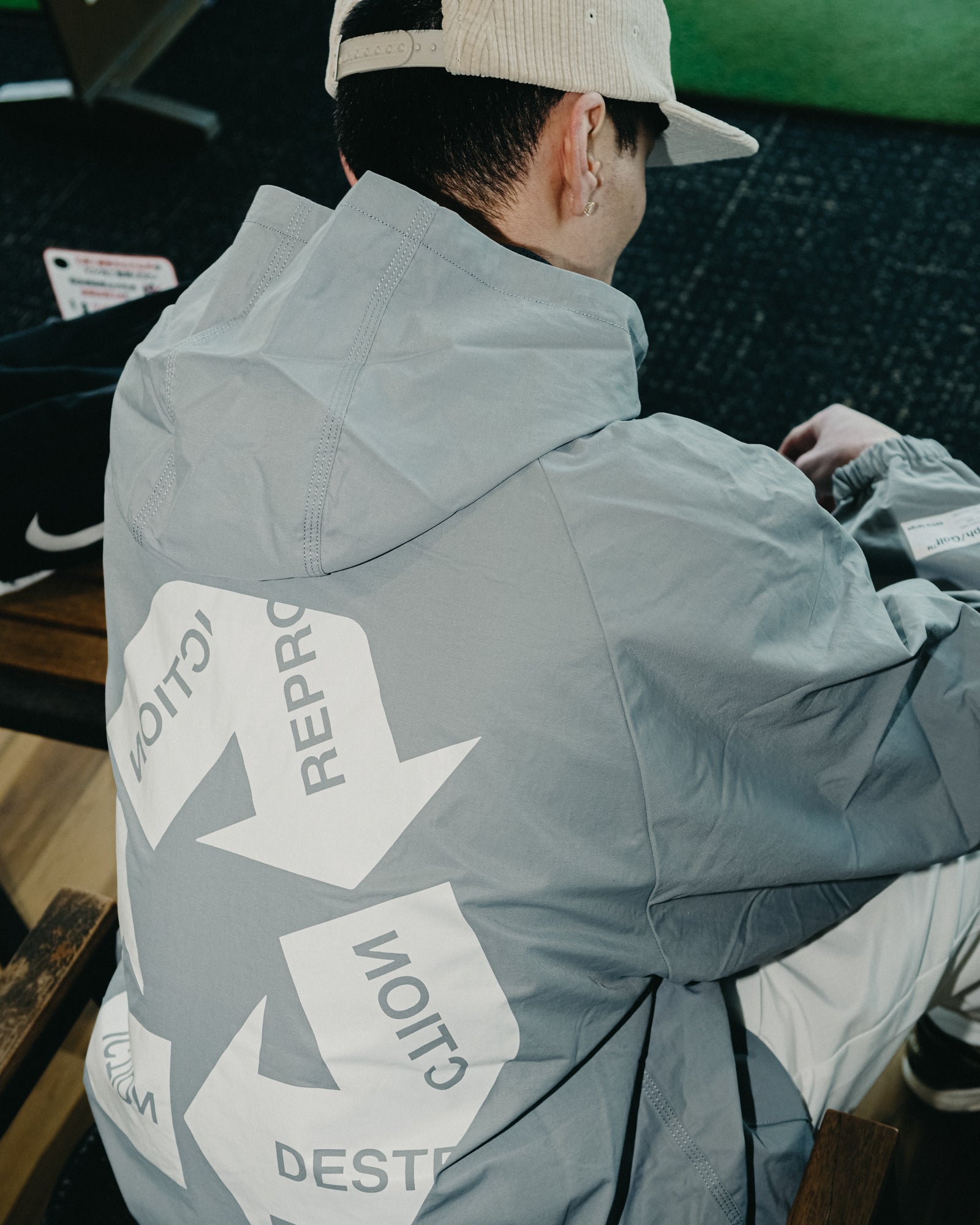 SWING-CYCLE ANORAK JKT - GRAY - – Cph/Golf™︎