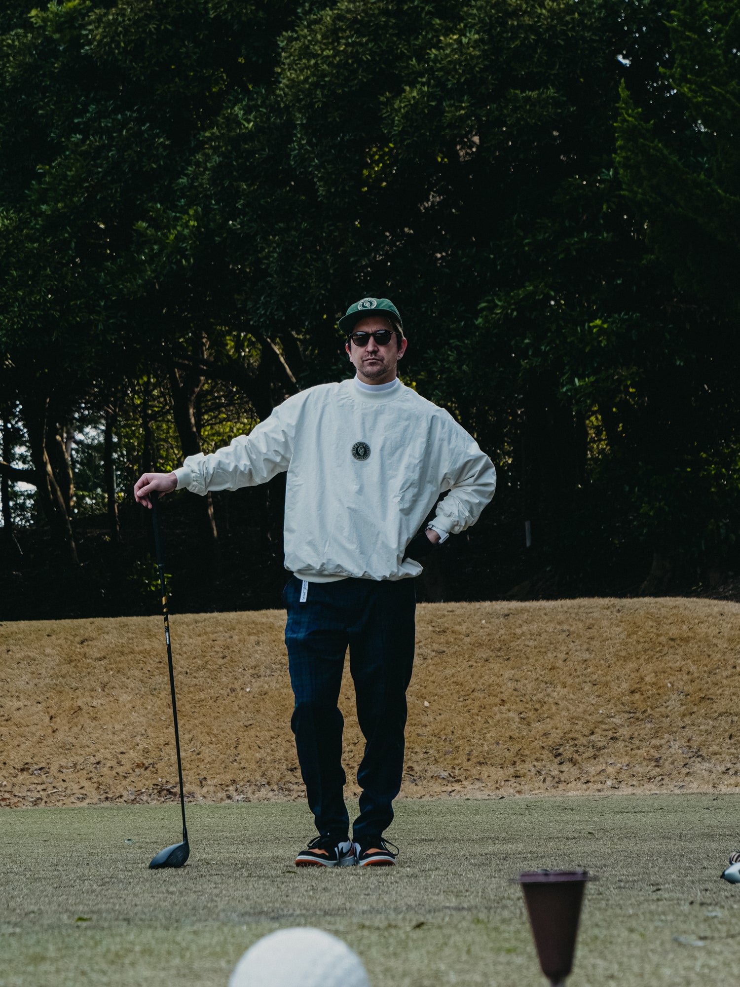 Captains Helm Golf • NYLON P/O JACKET CLUB NYLON P/O JACKET - BLACK - – Cph/Golf™︎