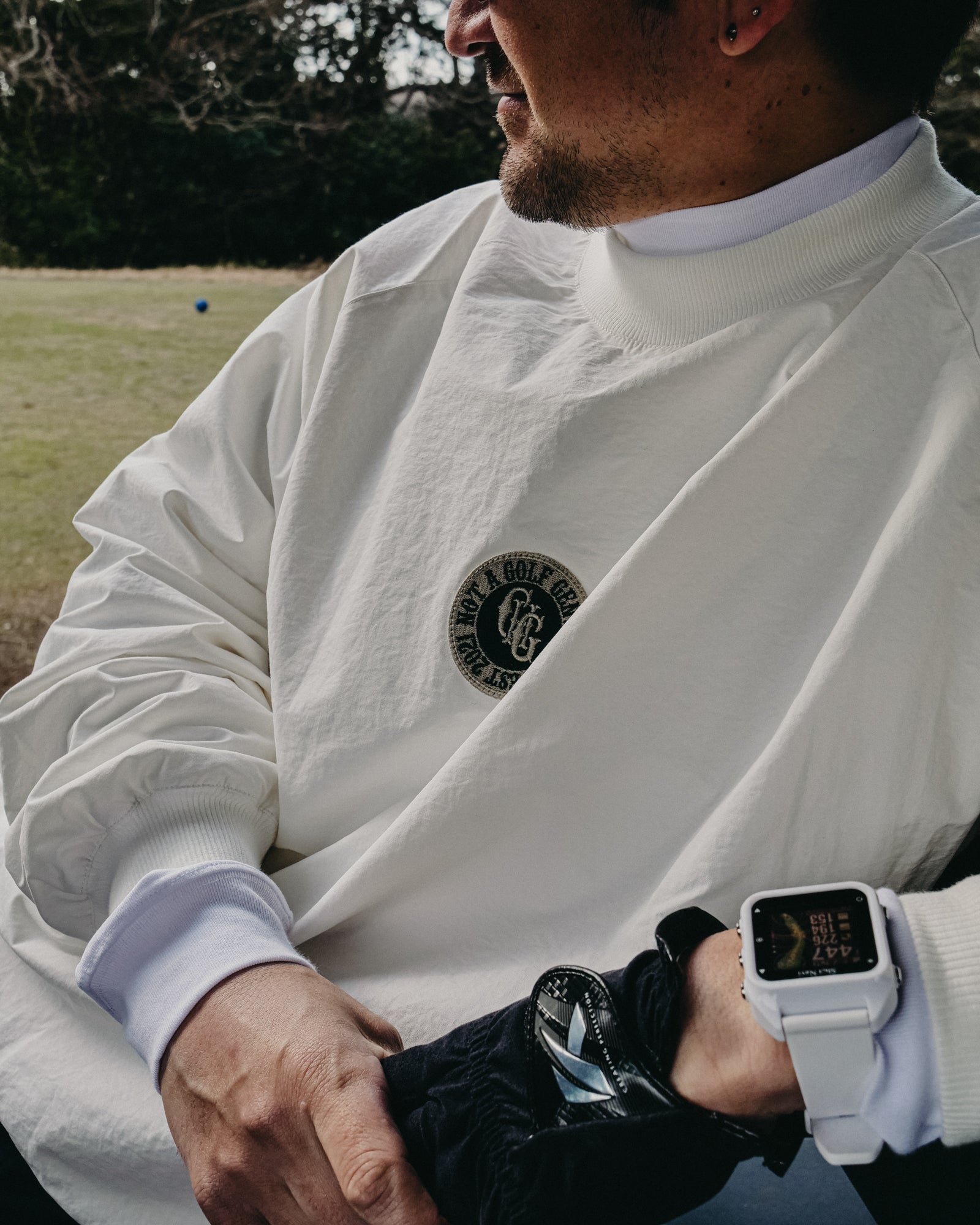 メンズウェア CAPTAINS HELM GOLF CLUB NYLON P/O JACKET CLUB NYLON P/O JACKET - BLACK - – Cph/Golf™︎