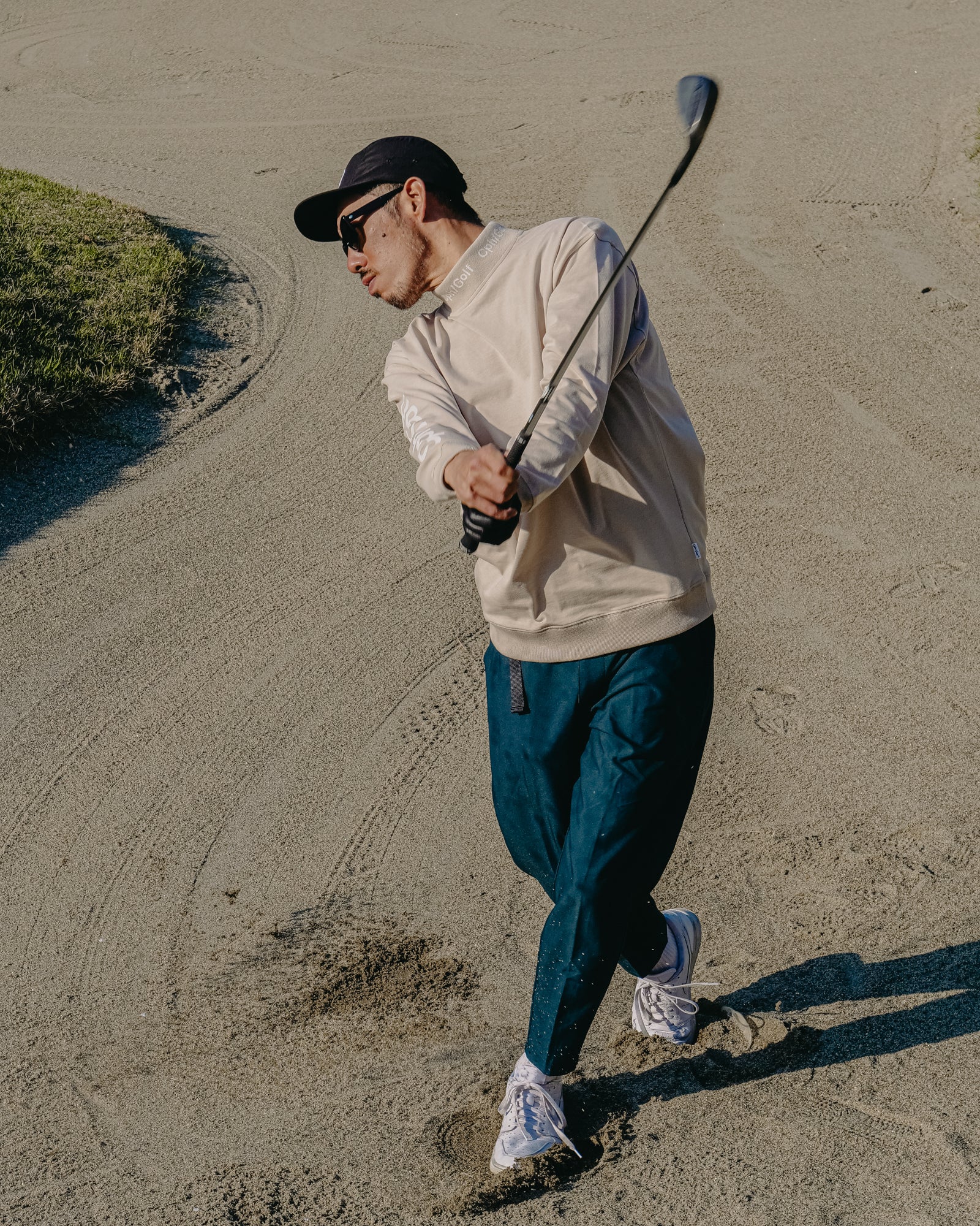 目*）様 ◎新品・未使用　CphiGolf JACQUARD MOCK JACQUARD MOCK L/S TEE - WHITE - – Cph/Golf™︎