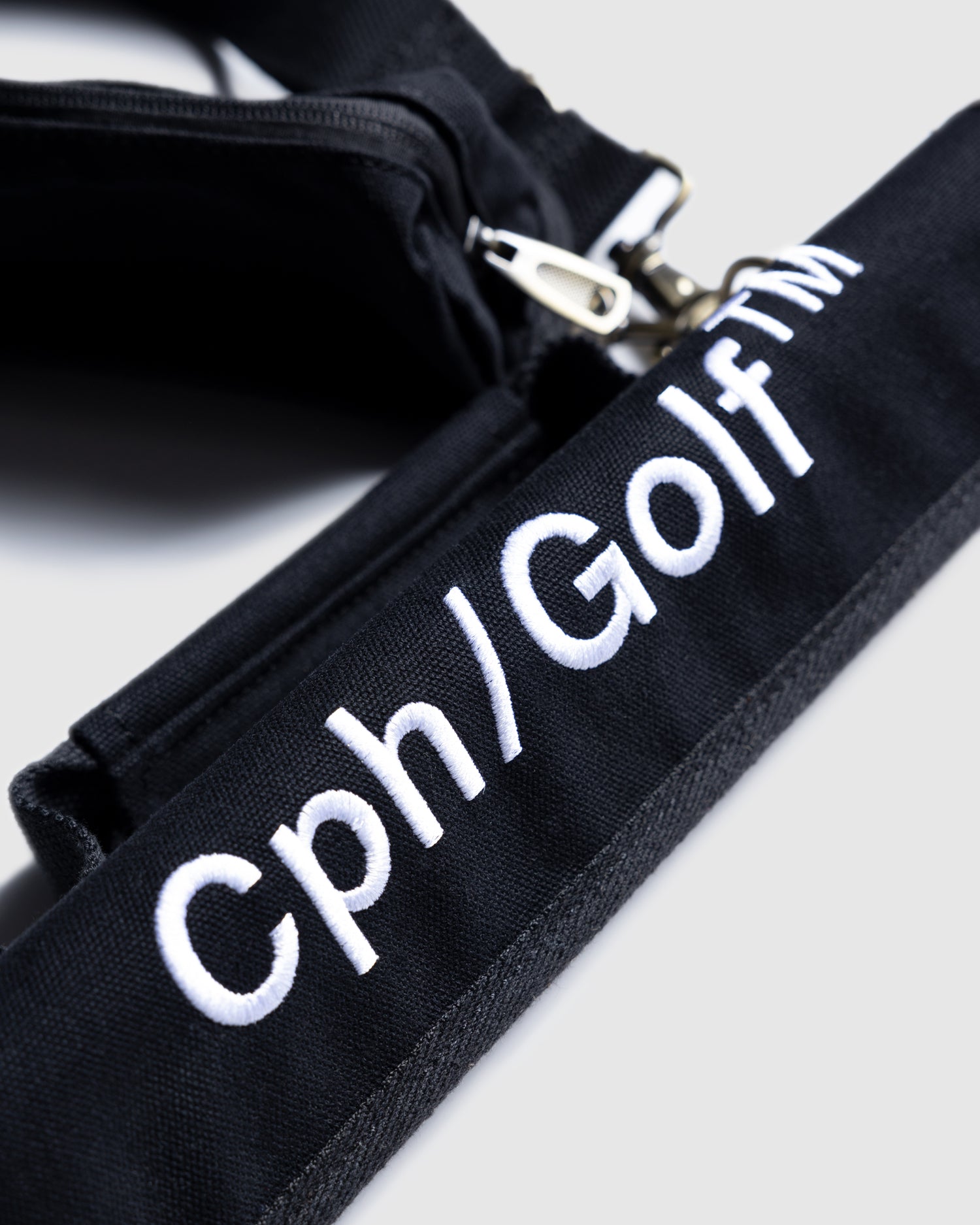TOURBON × Cph/Golf™️ #CANVAS GOLF CLUB CARRIER - BLACK