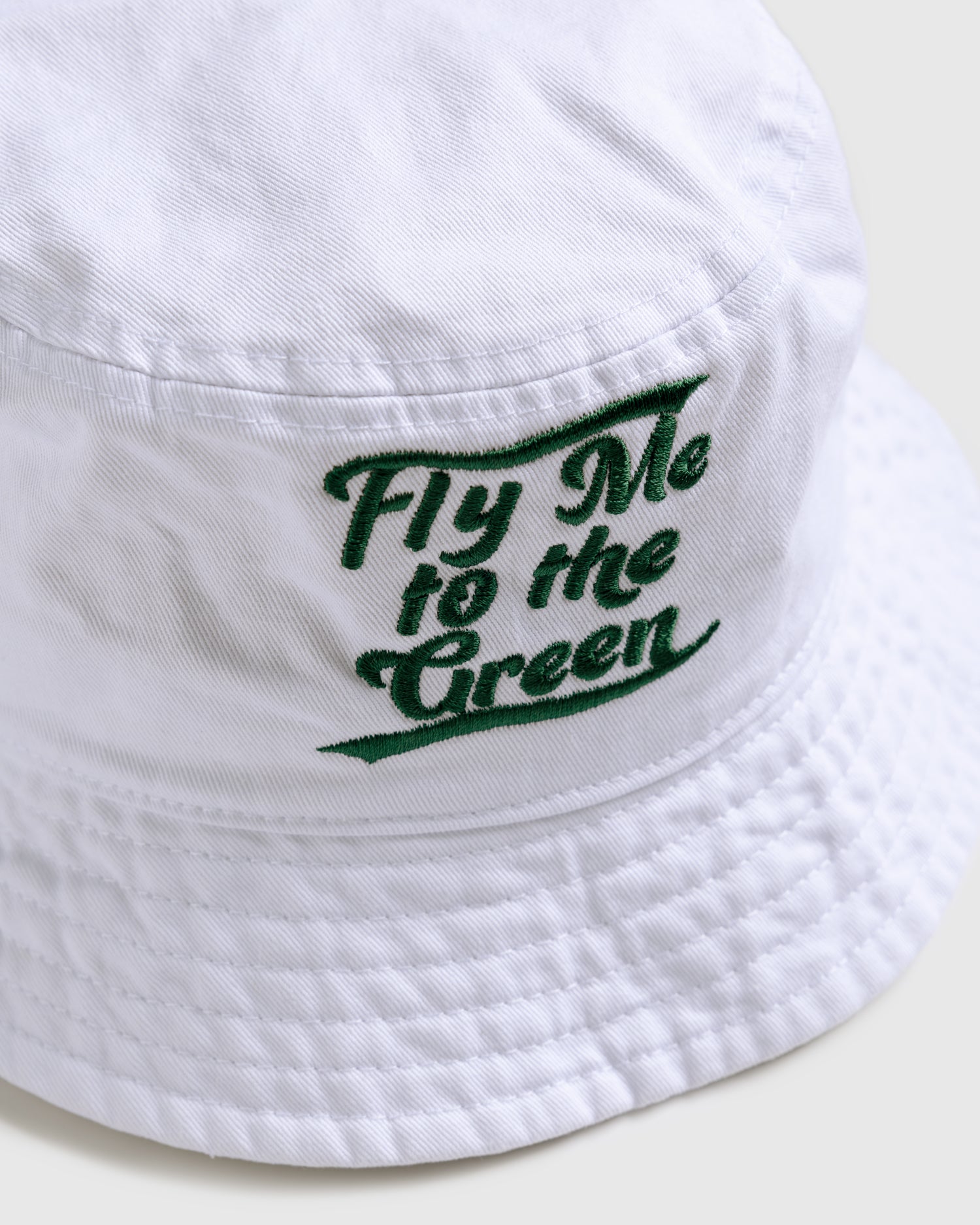 FLY ME BUCKET HAT - WHITE - – Cph/Golf™︎