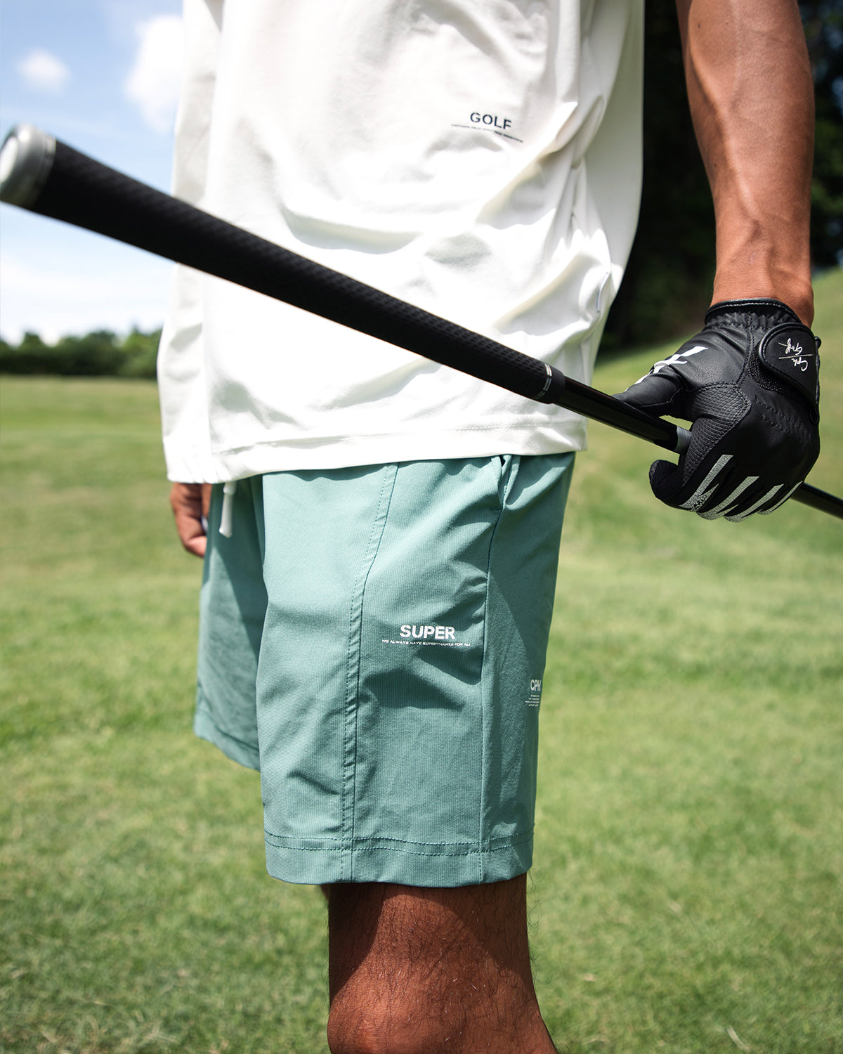 SUPERTHANKS × Cph/Golf™️ #QUICK DRY SHORTS - GREEN - – Cph