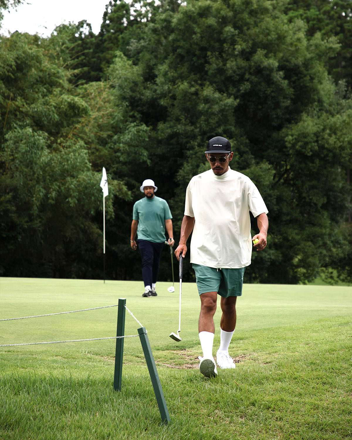SUPERTHANKS × Cph/Golf™️ #QUICK DRY SHORTS - GREEN - – Cph