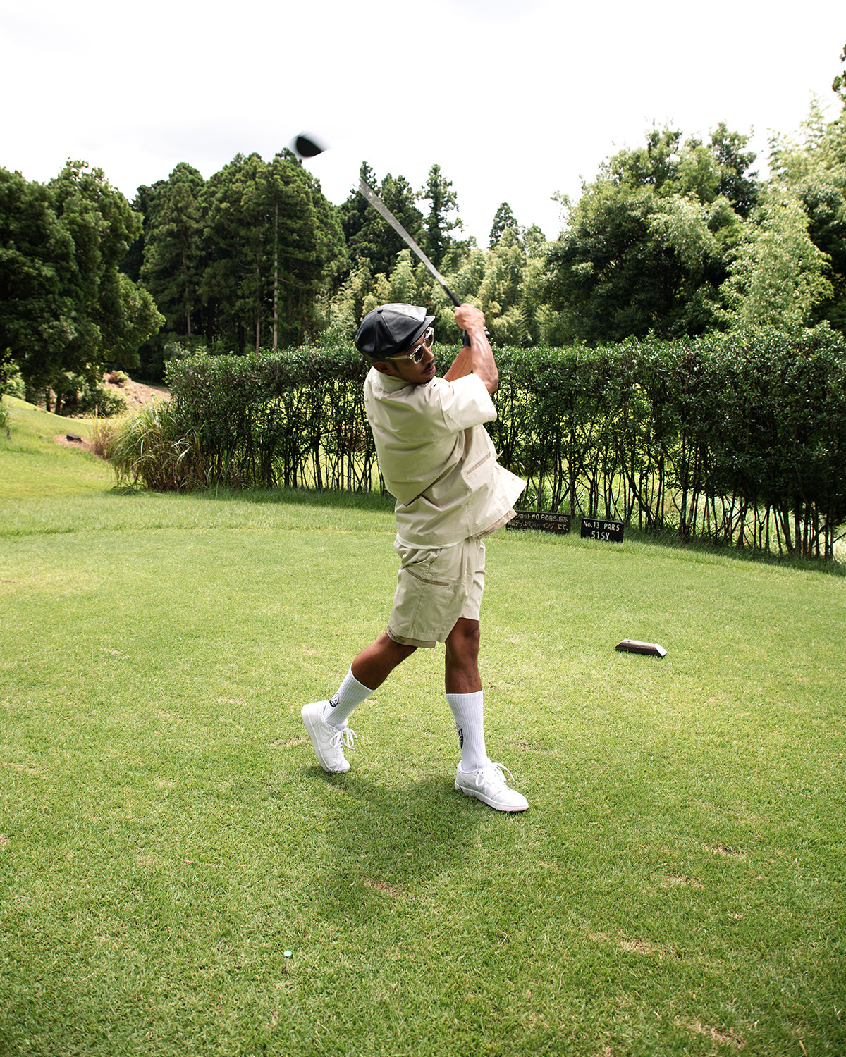 cph golf super thanks セットアップ SUPERTHANKS × Cph/Golf™️ #UTILITY POCKET SHORTS- BEIGE