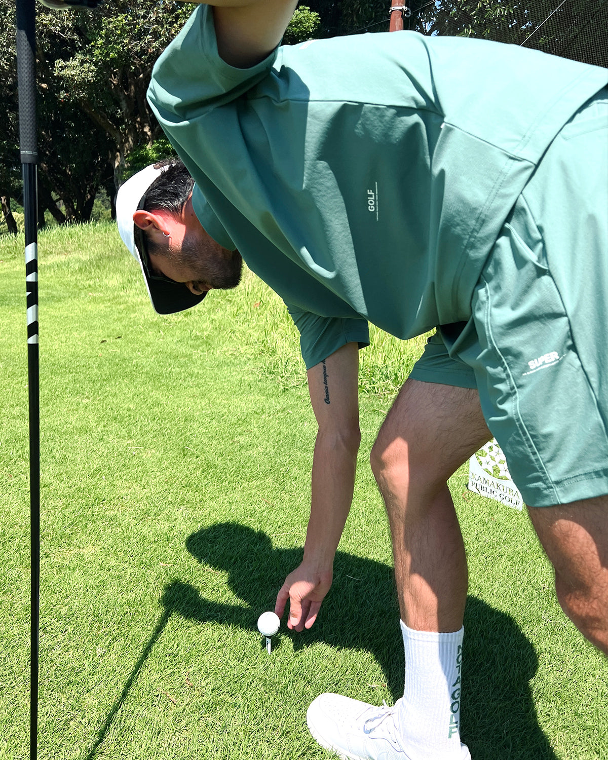 SUPERTHANKS × Cph/Golf™️ #QUICK DRY SHORTS - GREEN - – Cph