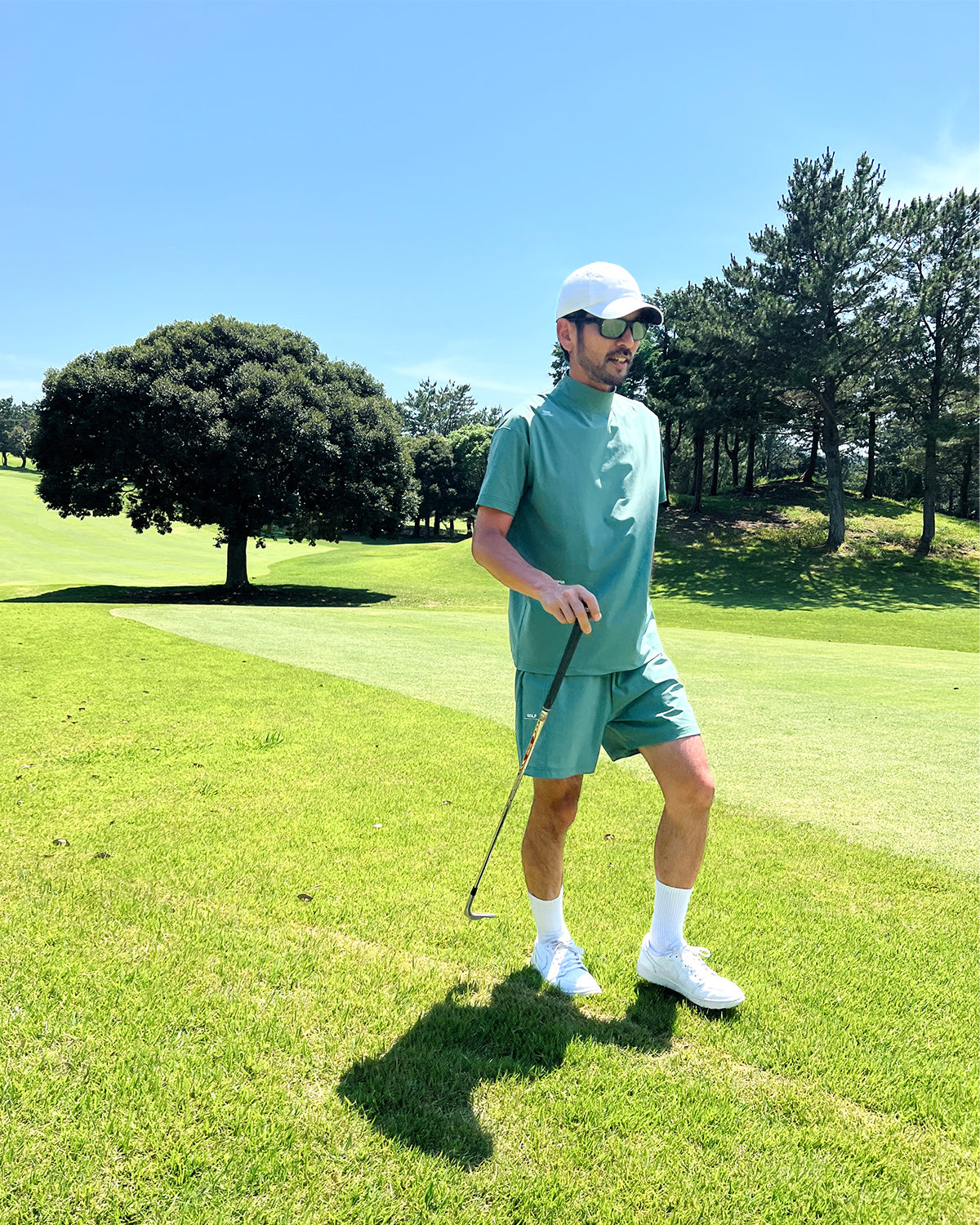 SUPERTHANKS × Cph/Golf™️ #QUICK DRY SHORTS - GREEN - – Cph