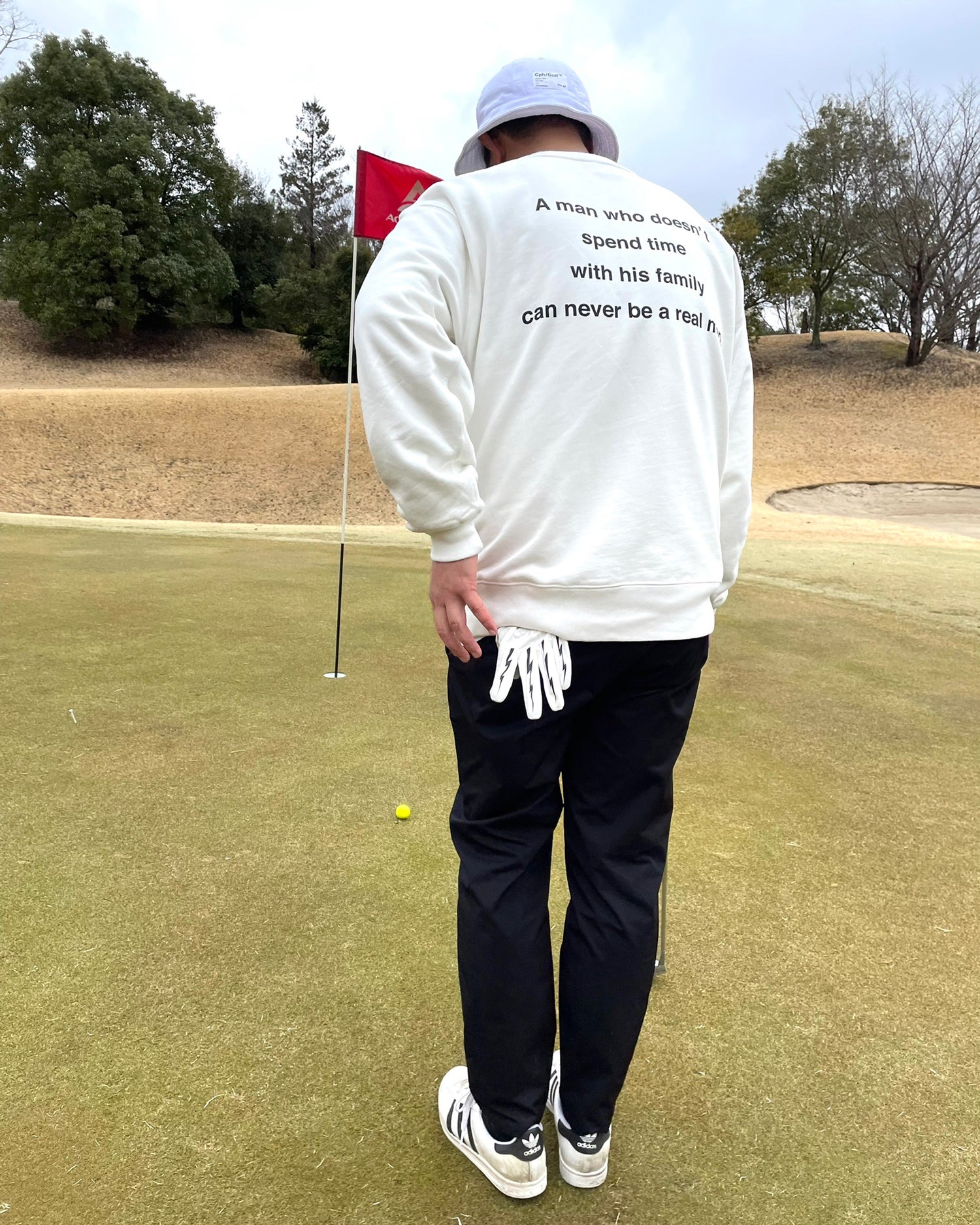 GOLFATHER CREW SWEAT - BLACK - – Cph/Golf™︎