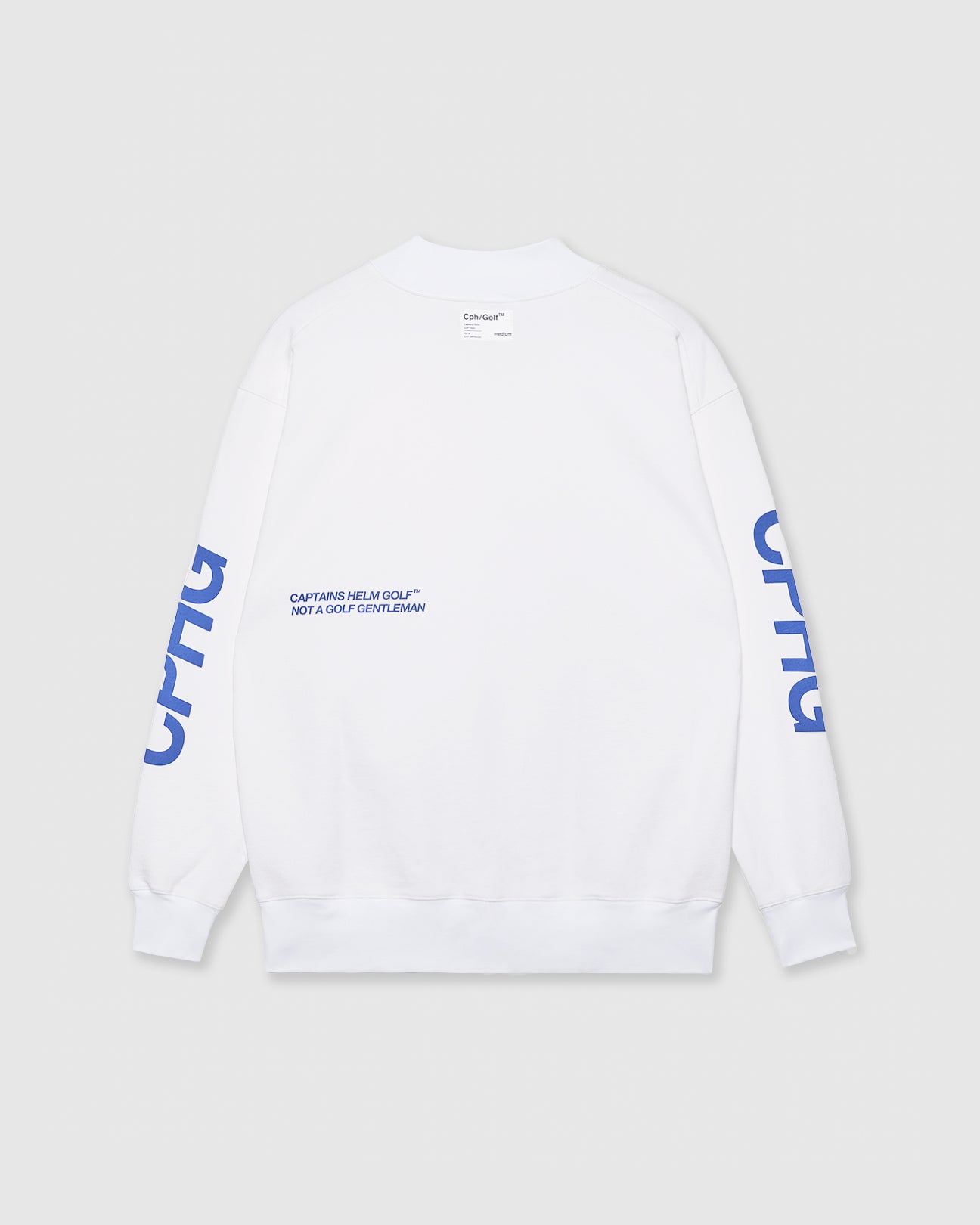ACTIVE MOCK NECK SWEAT - WHITE - – Cph/Golf™︎